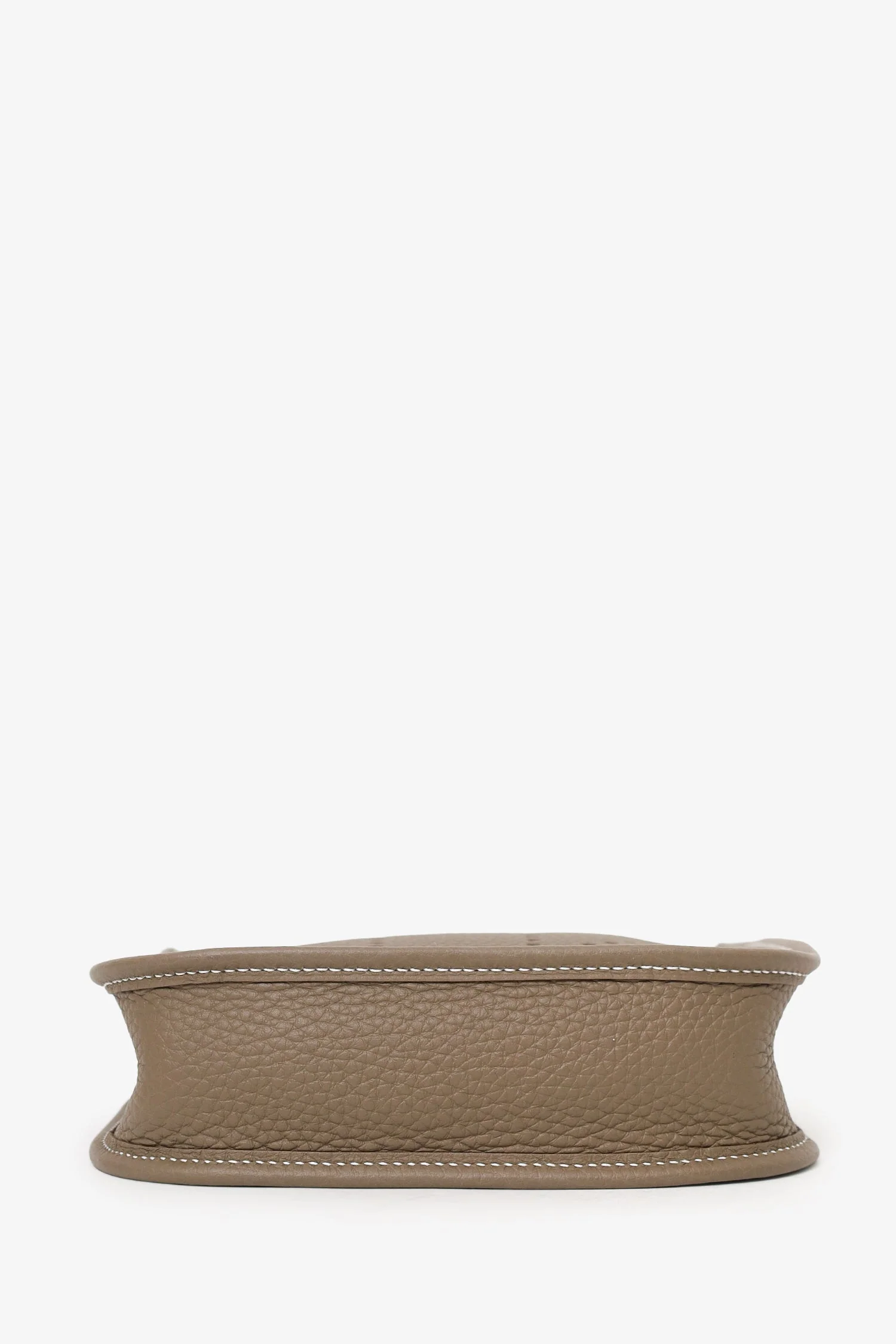 Hermès 2024 Etoupe Clemence Leather Mini Evelyne TPM 16 Crossbody - Image 5