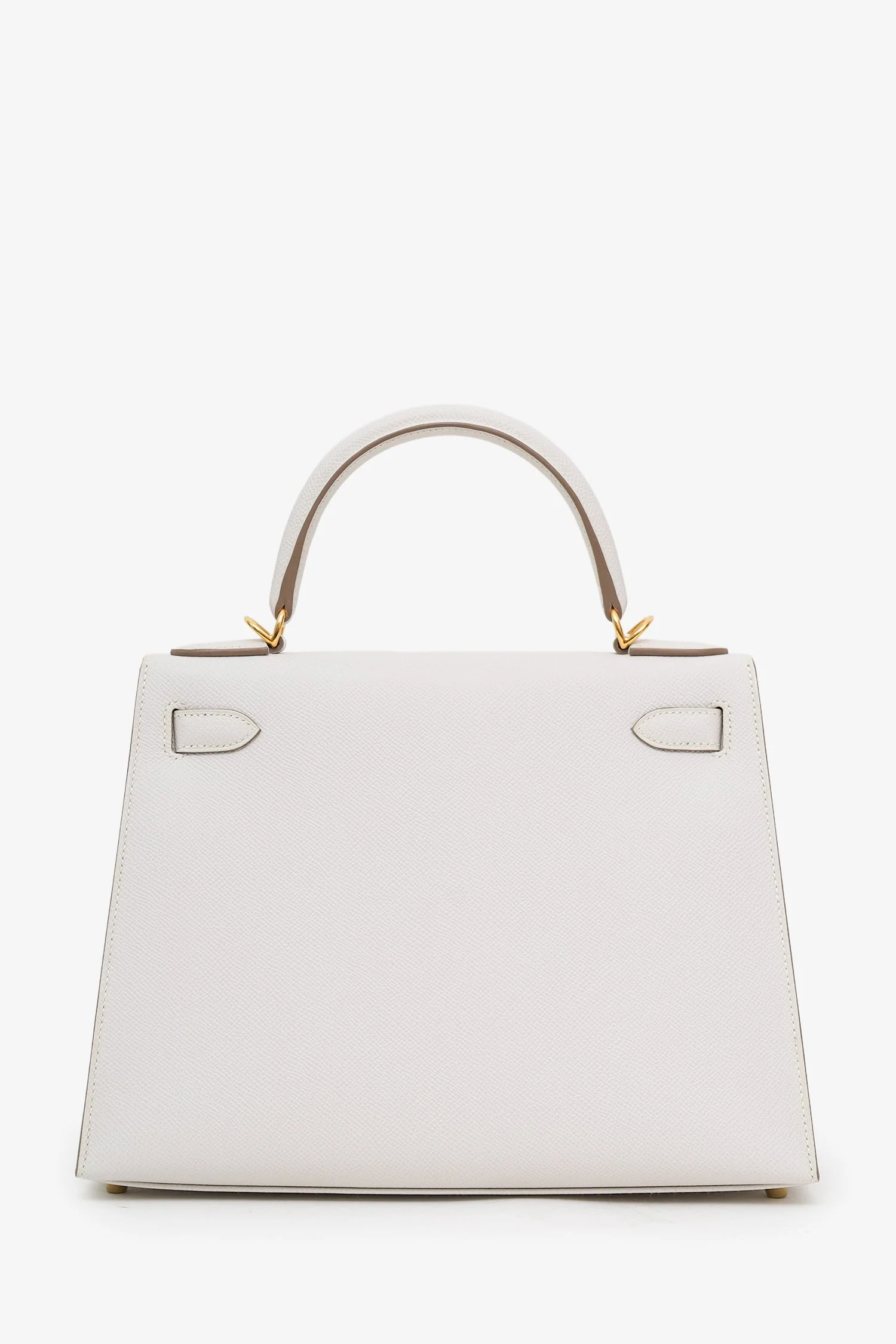 Hermès 2024 Gris Pale Epsom Leather Sellier Kelly 28 With Strap - Image 2