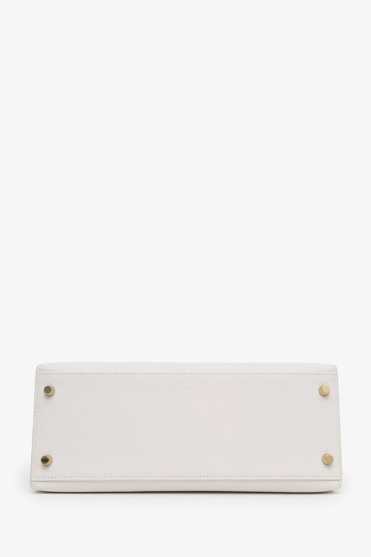 Hermès 2024 Gris Pale Epsom Leather Sellier Kelly 28 With Strap - Image 5