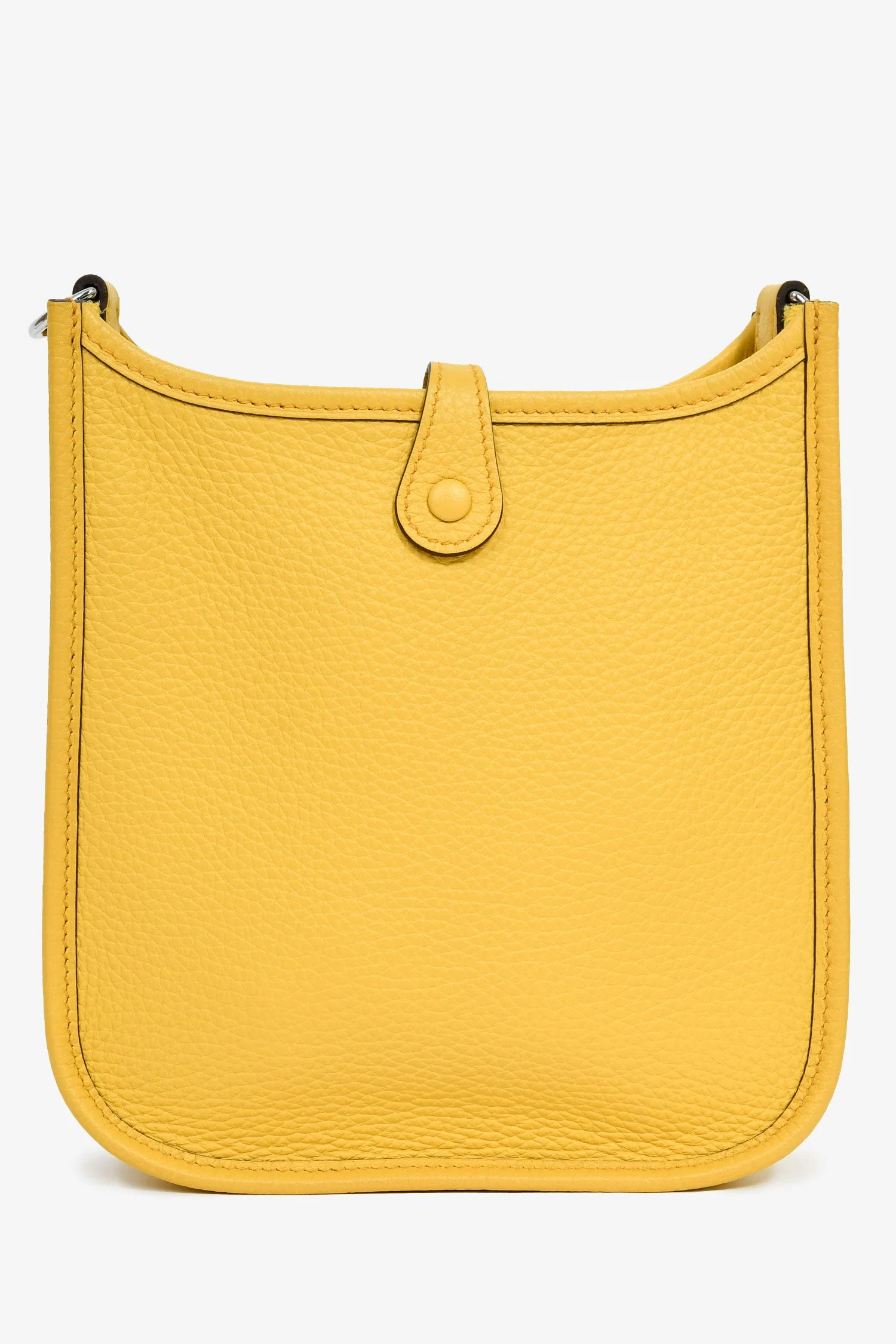 Hermès 2024 Yellow Clemence Leather TPM Evelyne Crossbody - Image 2