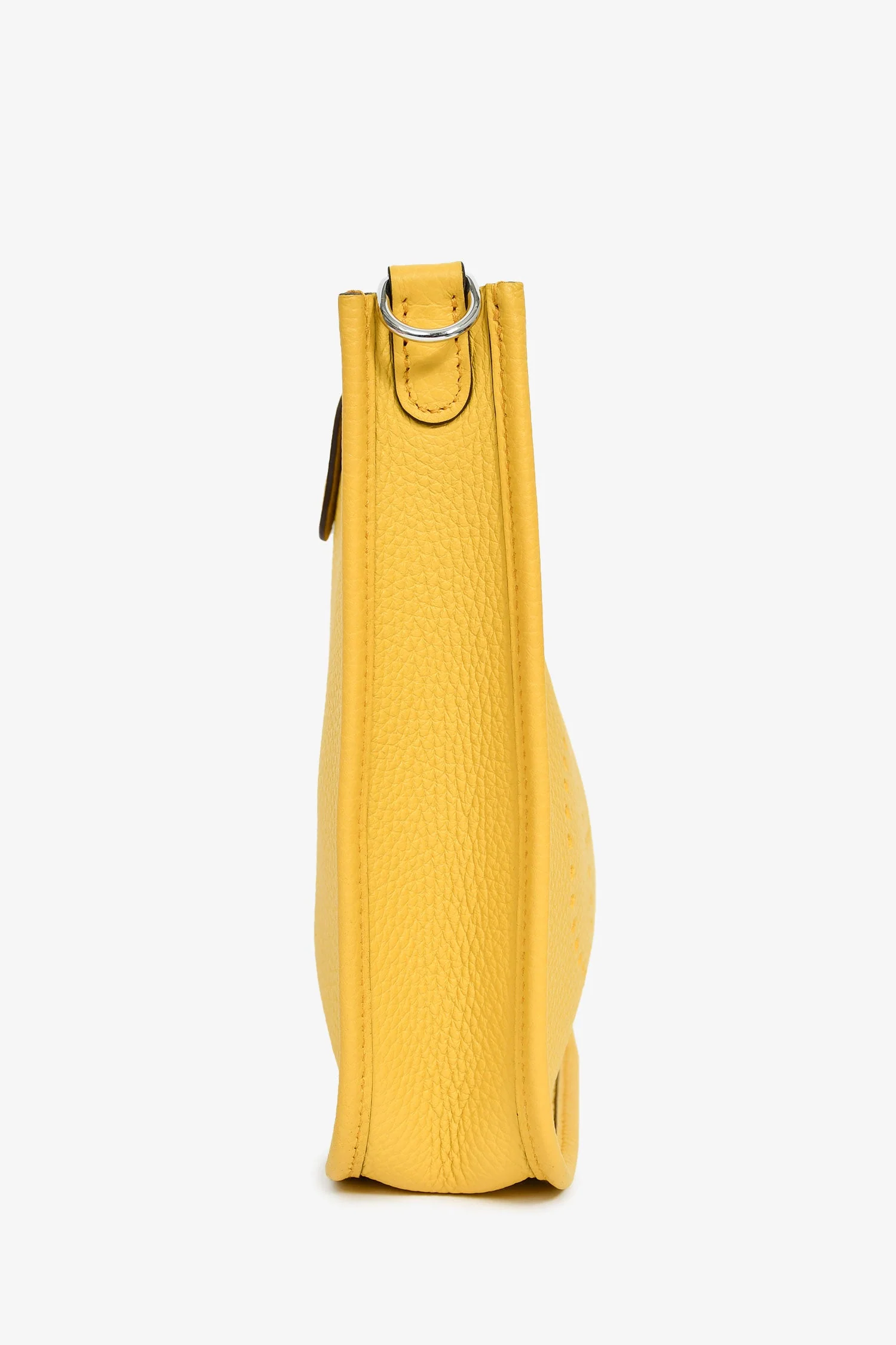 Hermès 2024 Yellow Clemence Leather TPM Evelyne Crossbody - Image 3