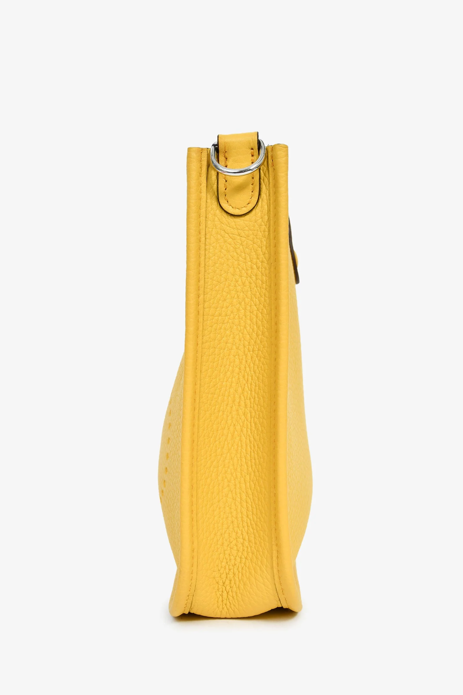 Hermès 2024 Yellow Clemence Leather TPM Evelyne Crossbody - Image 4