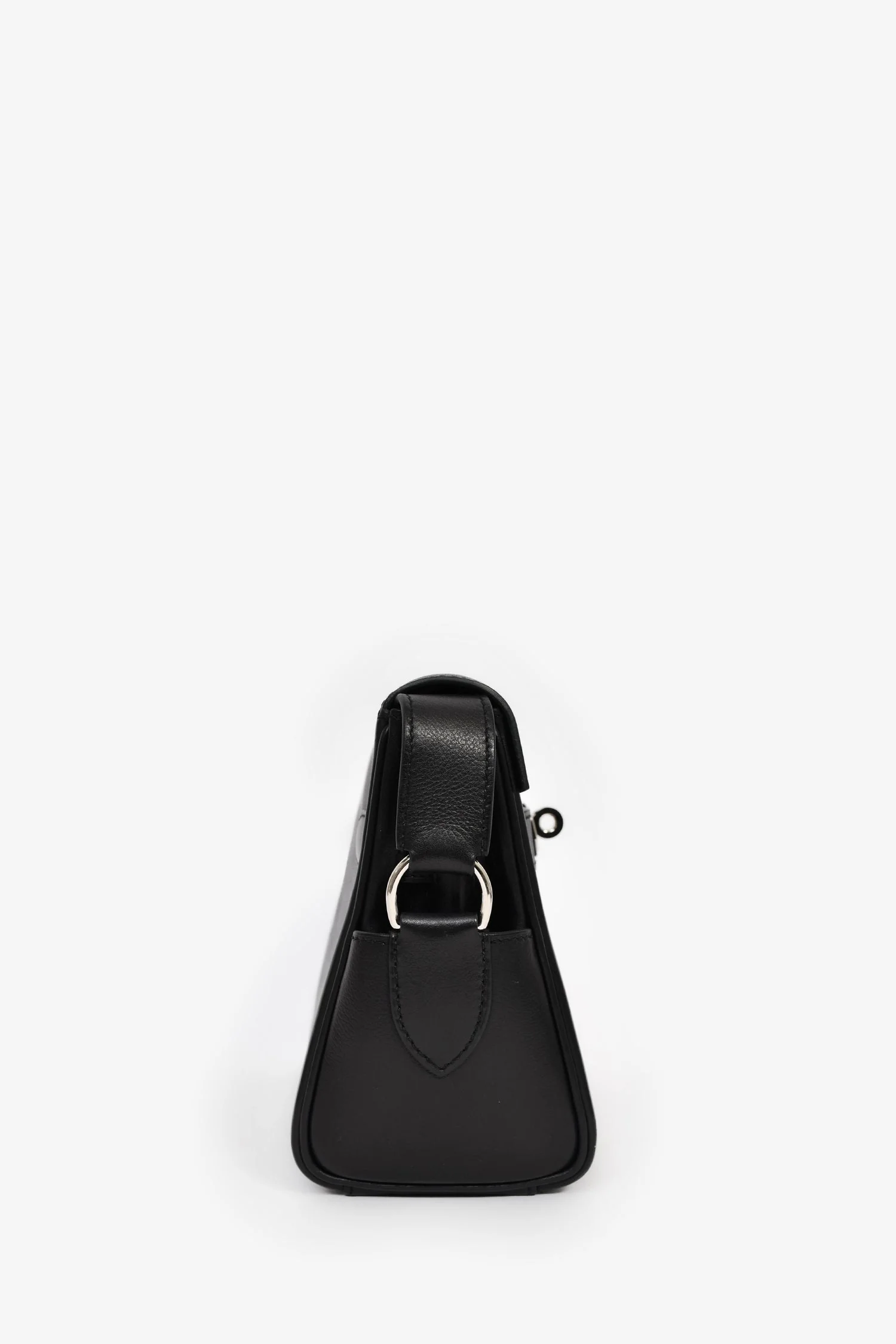 Hermès 2025 Black Leather Kelly PM Messenger Bag - Image 3