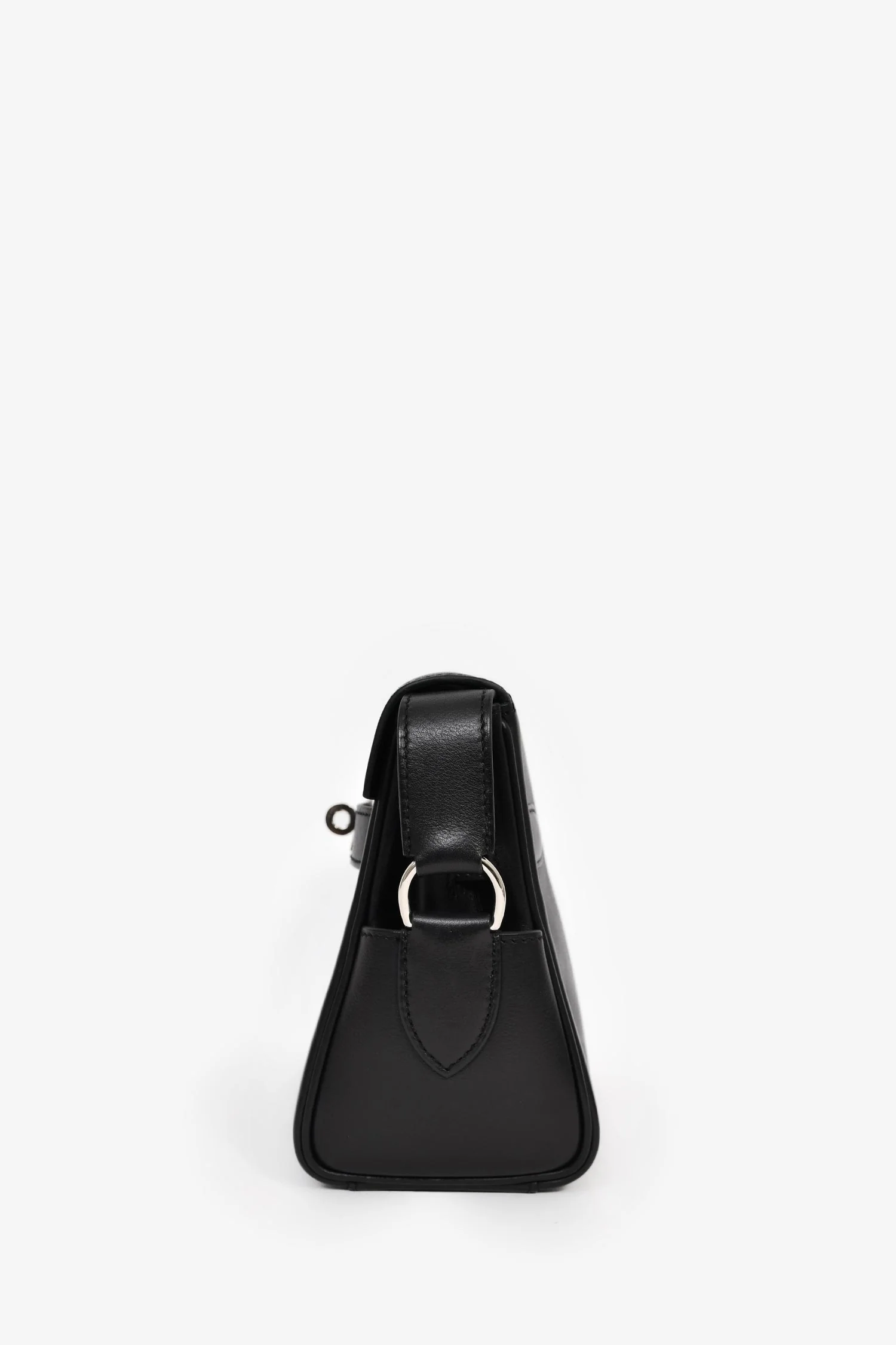Hermès 2025 Black Leather Kelly PM Messenger Bag - Image 4