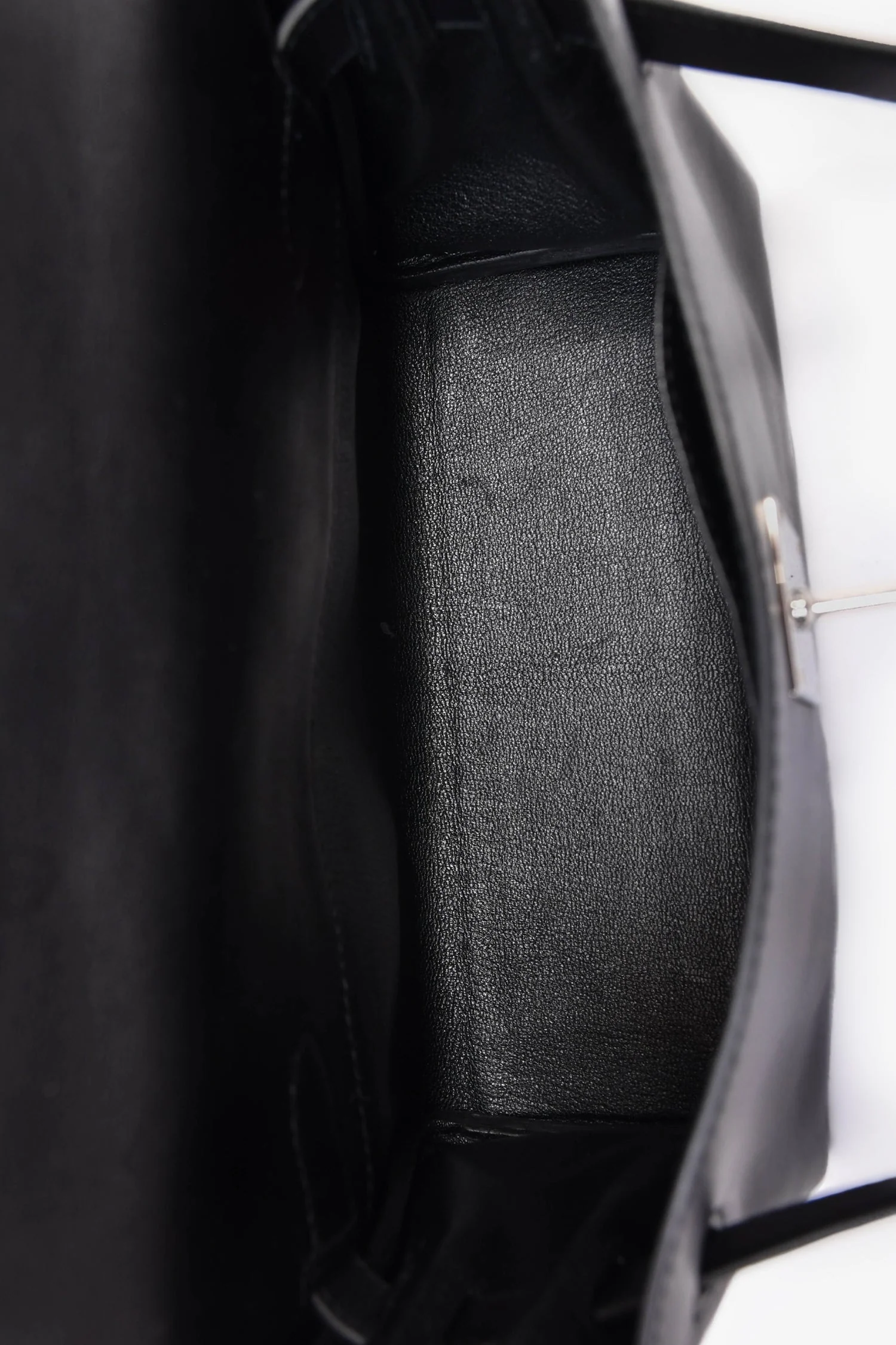 Hermès 2025 Black Leather Kelly PM Messenger Bag - Image 6
