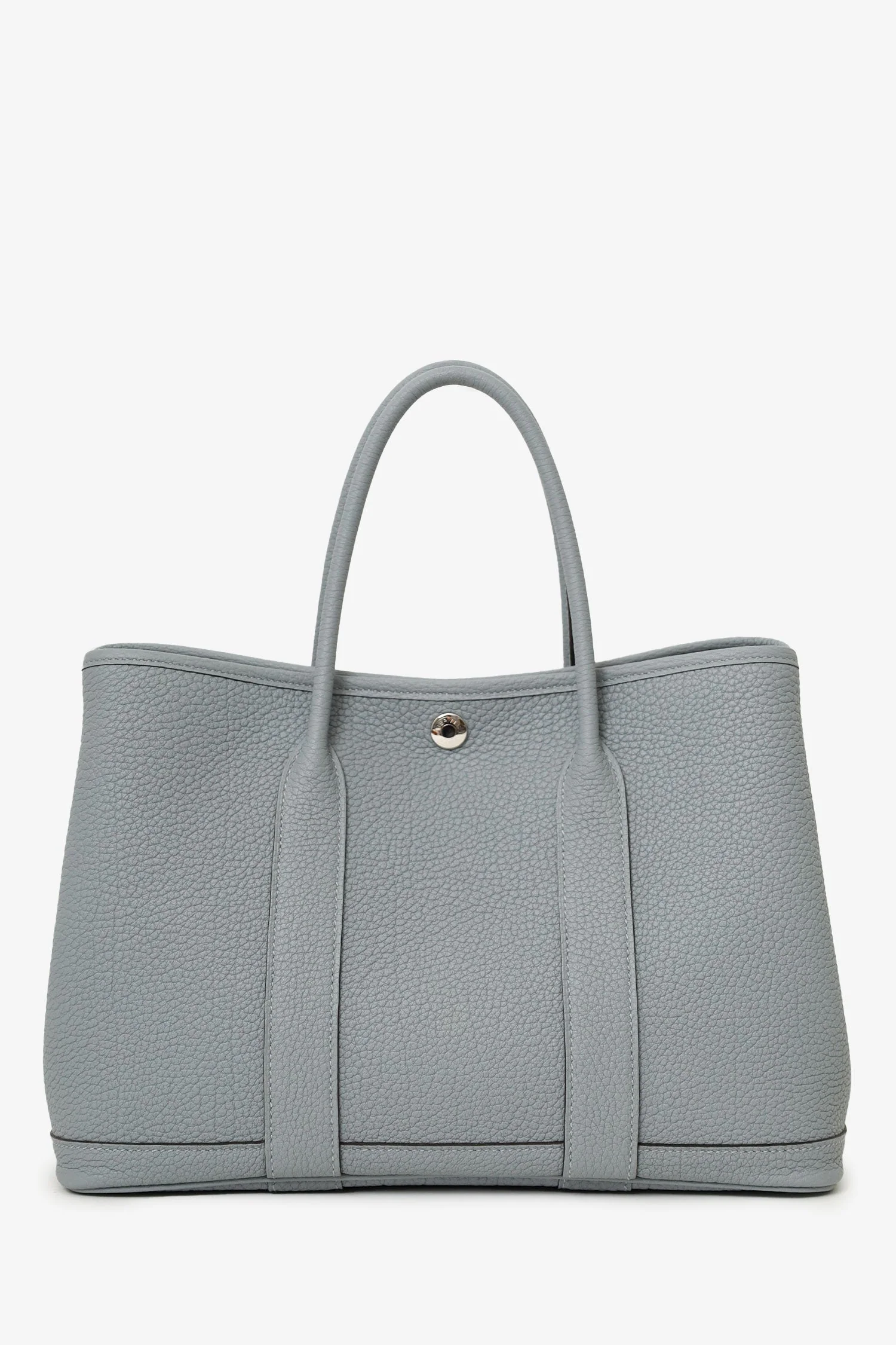 Hermes 2025 Gris Meyer Negonda Leather Garden Party 30 - Image 2