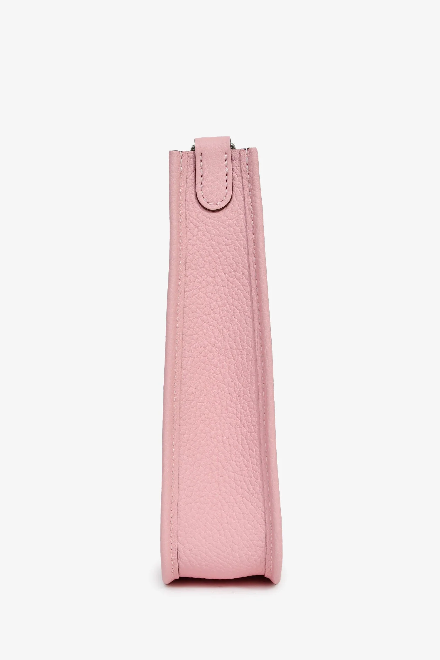 Hermès 2025 Rose Sakura Clemence Leather Evelyne TPM Crossbody - Image 4