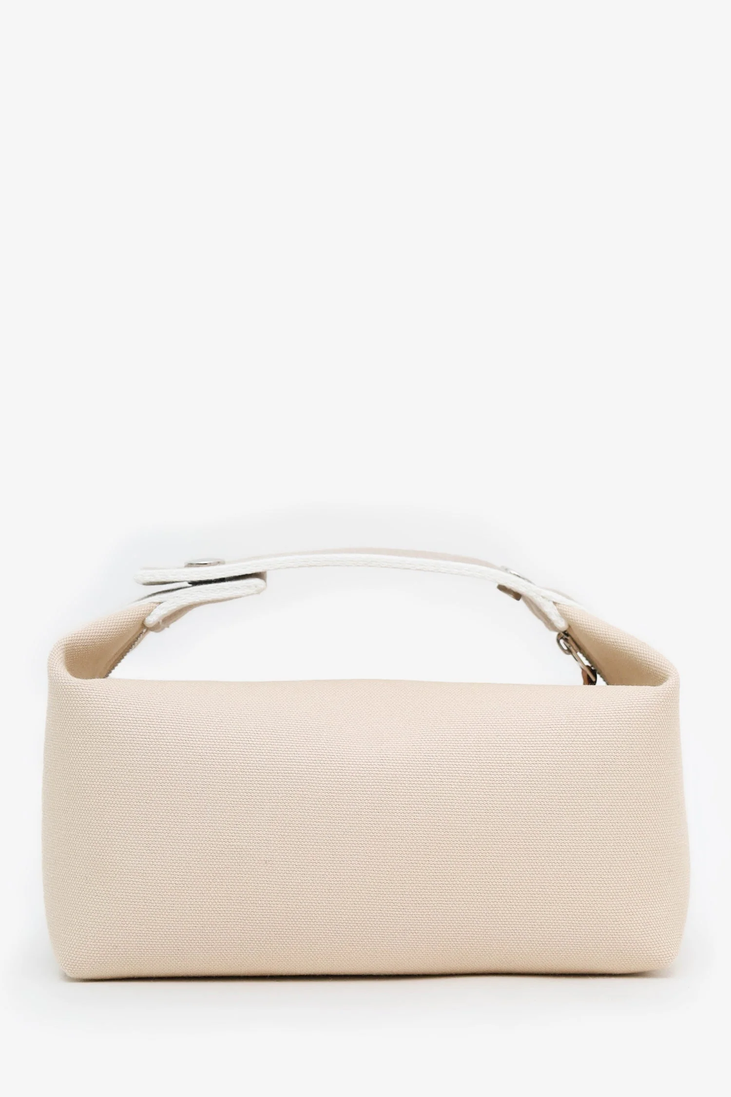Hermès Beige Canvas Small Bride-a-Brac Case - Image 2