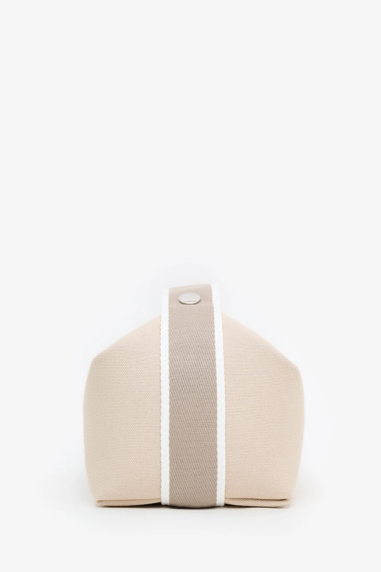 Hermès Beige Canvas Small Bride-a-Brac Case - Image 3