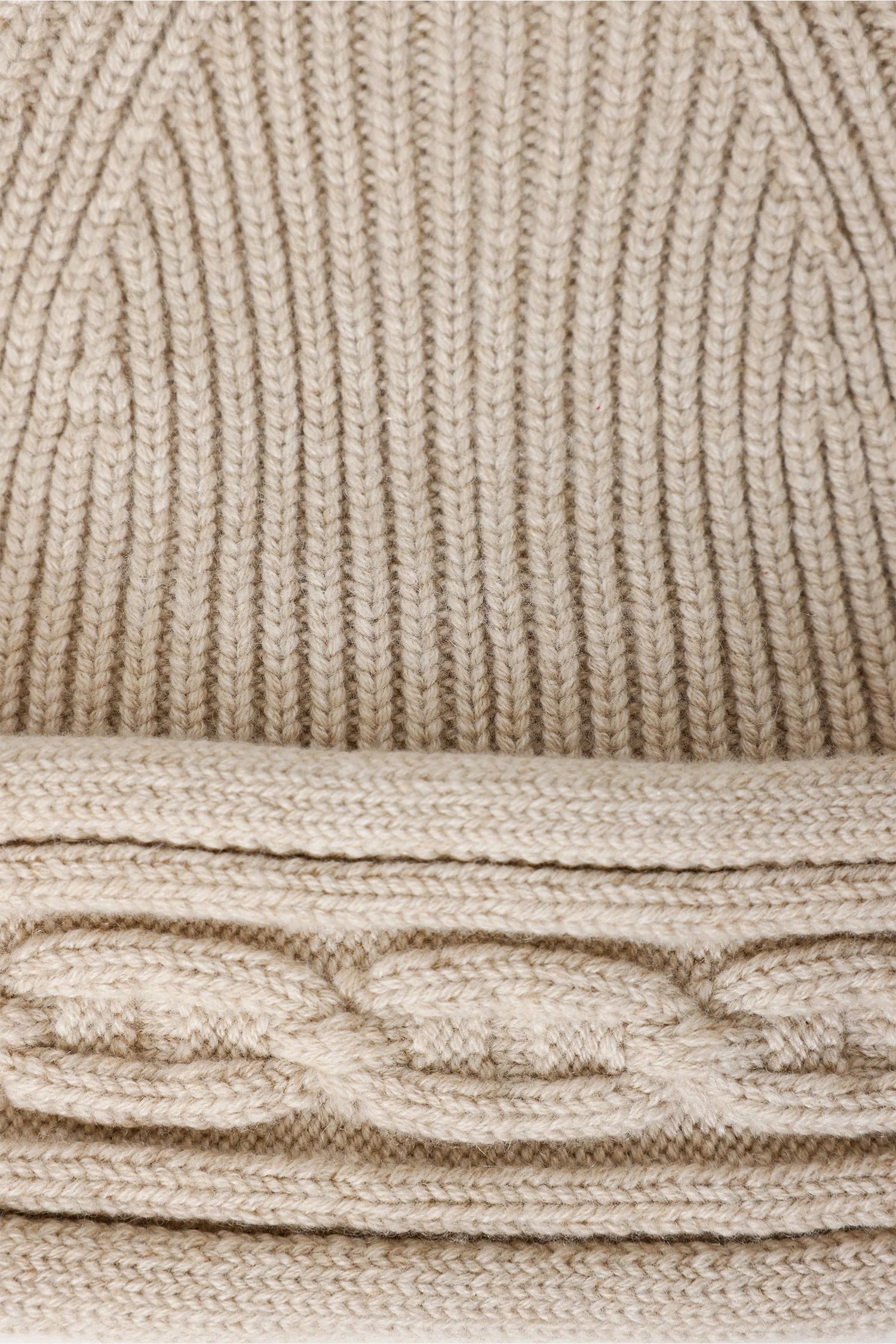 Hermès Beige Cashmere Heaven Twist Beanie Size L - Image 2