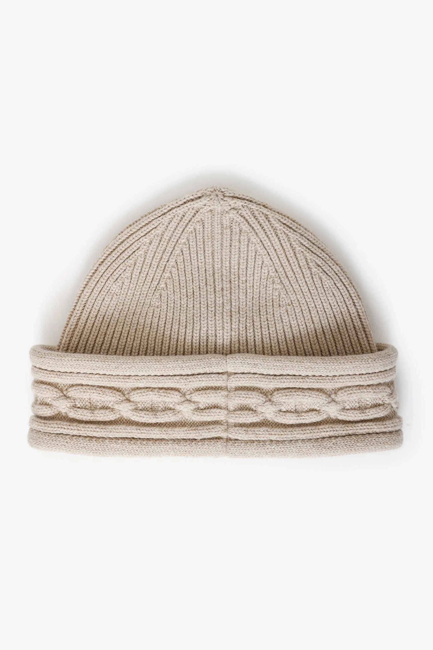 Hermès Beige Cashmere Heaven Twist Beanie Size L - Image 3