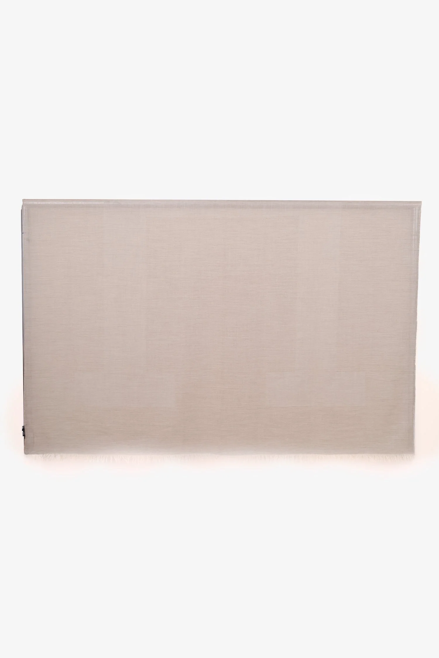 Hermes Beige Cashmere/Wool Shawl - Image 2