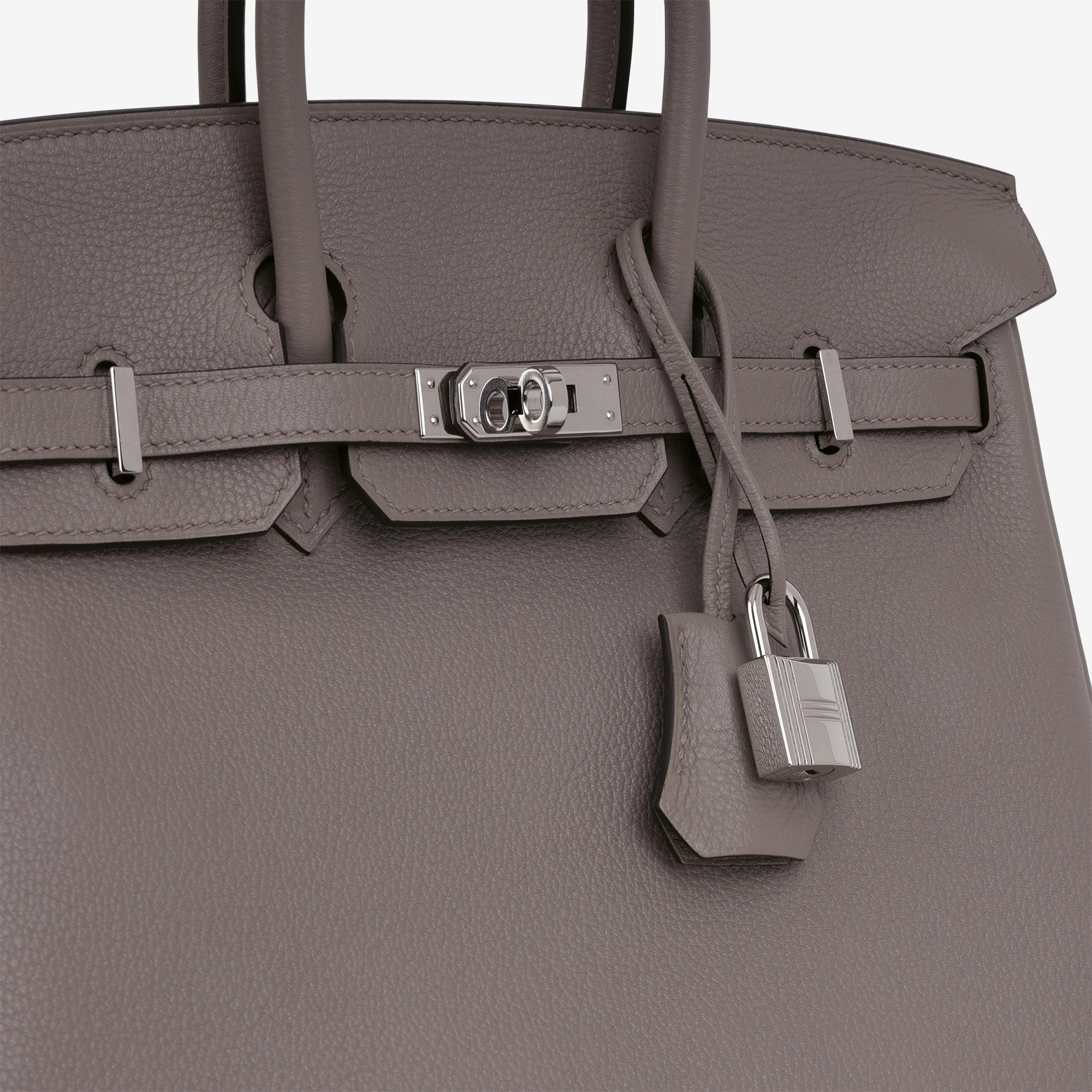 Hermès Birkin 25 - Gris Asphalte Novillo | Palladium Hardware - Image 3