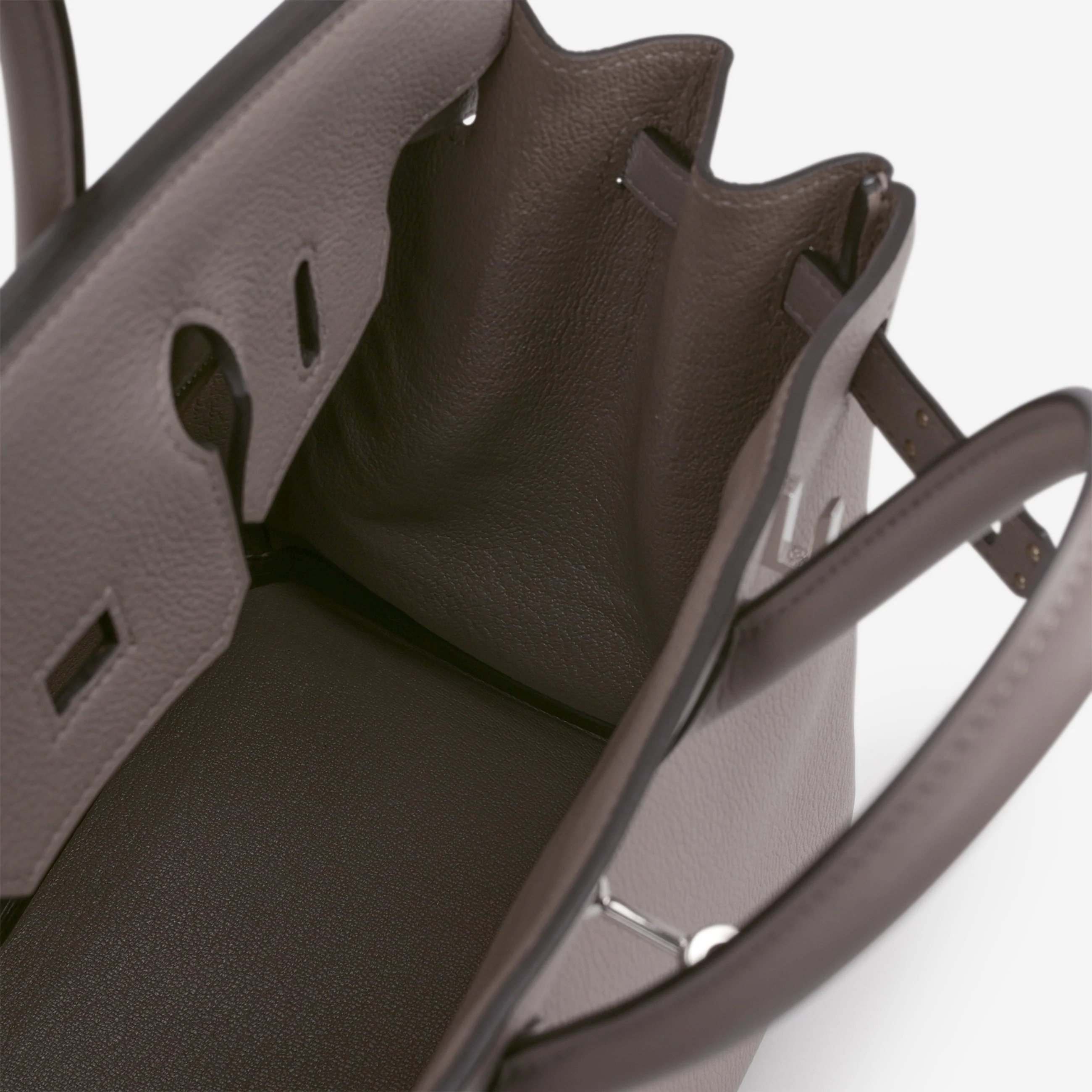 Hermès Birkin 25 - Gris Asphalte Novillo | Palladium Hardware - Image 6