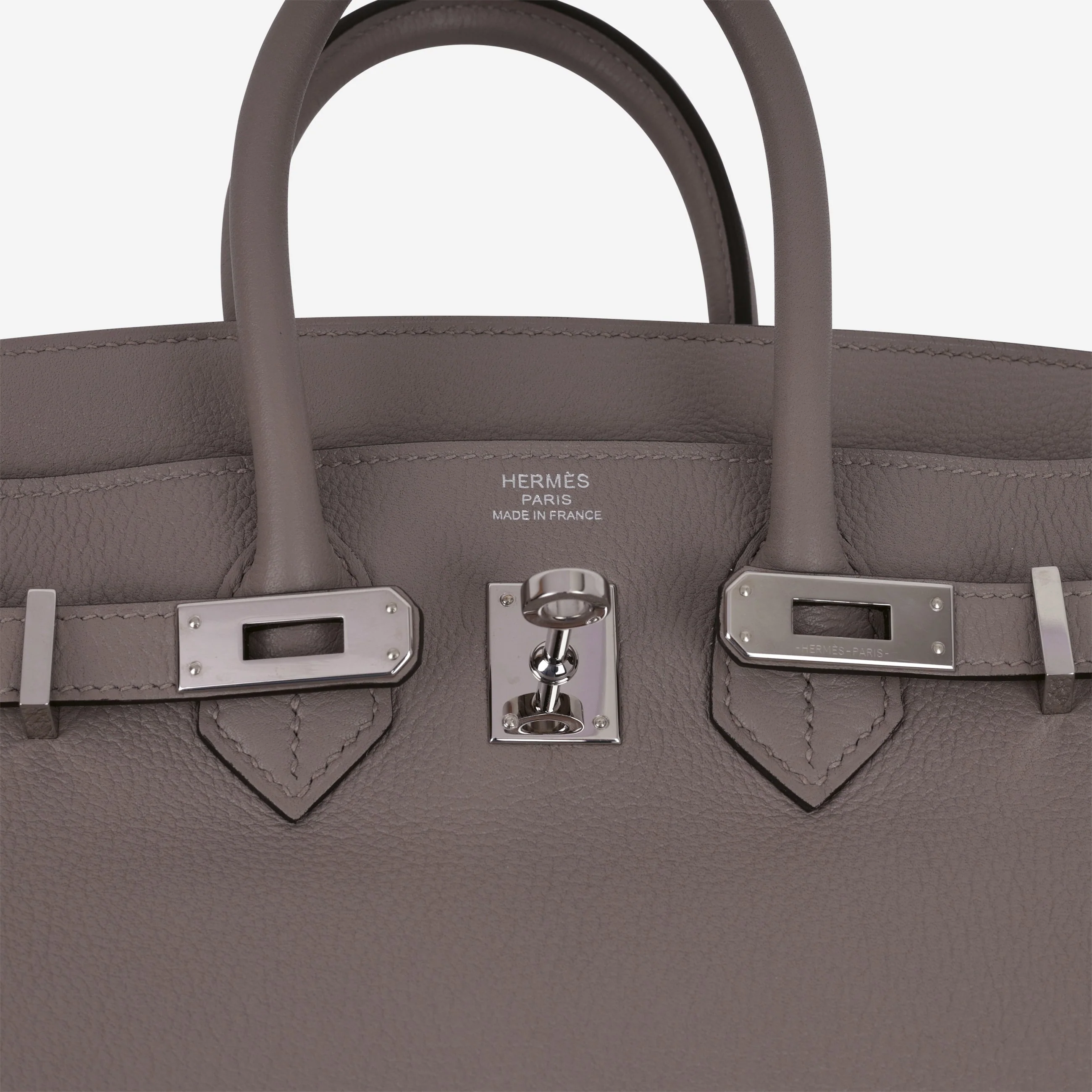 Hermès Birkin 25 - Gris Asphalte Novillo | Palladium Hardware - Image 7
