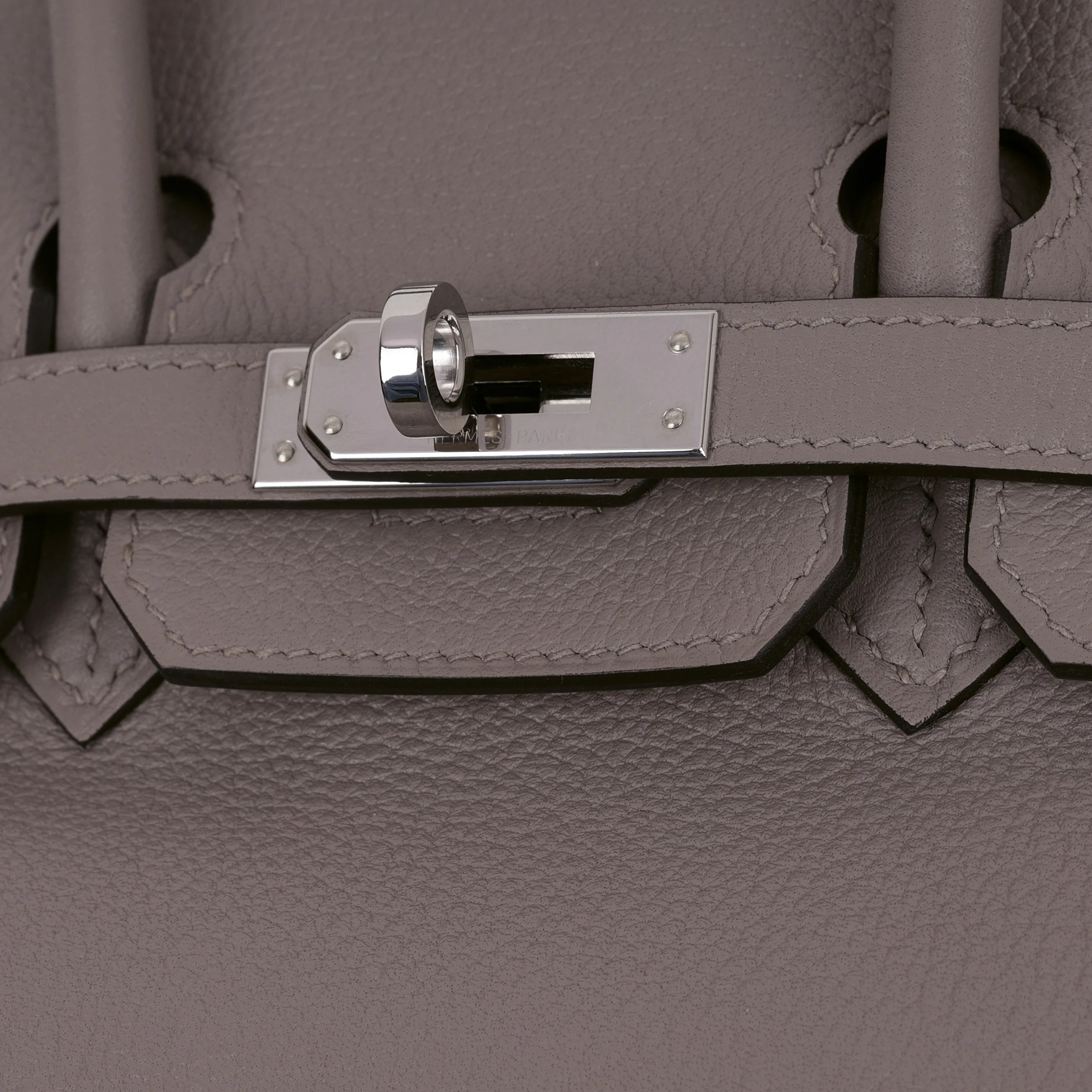 Hermès Birkin 25 - Gris Asphalte Novillo | Palladium Hardware - Image 8