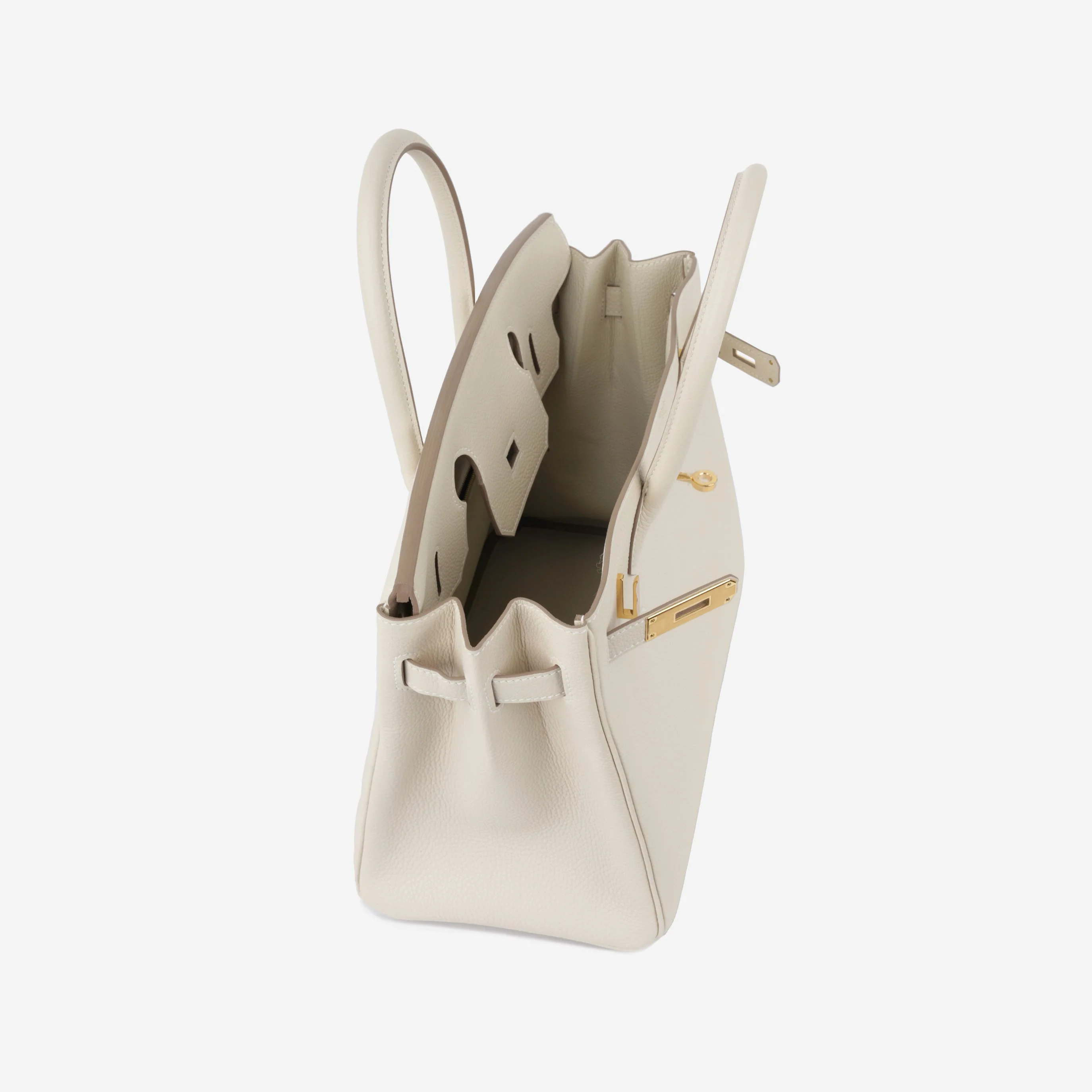 Hermès Birkin 30 - Craie Togo | Gold Hardware - Image 6