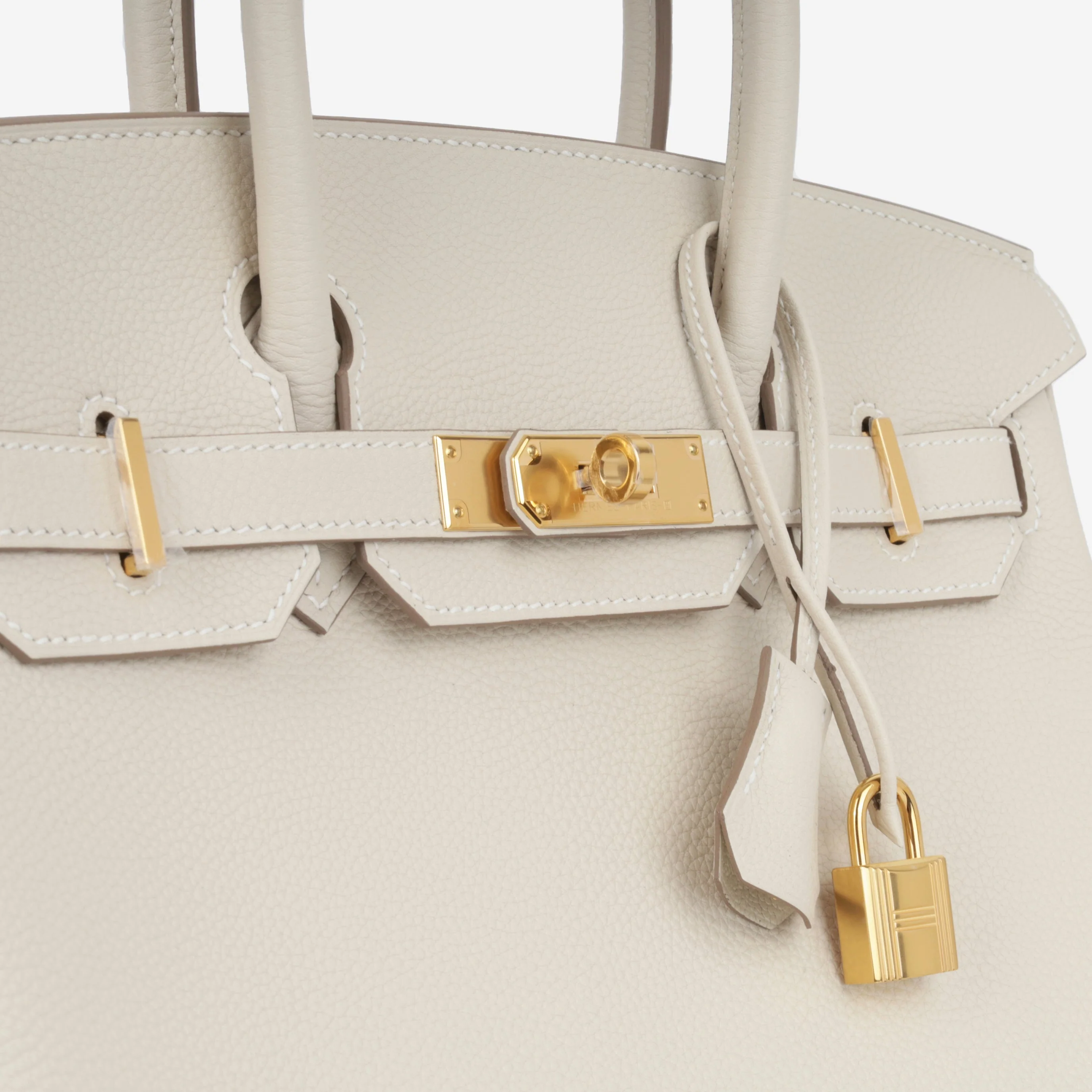 Hermès Birkin 30 - Craie Togo | Gold Hardware - Image 7