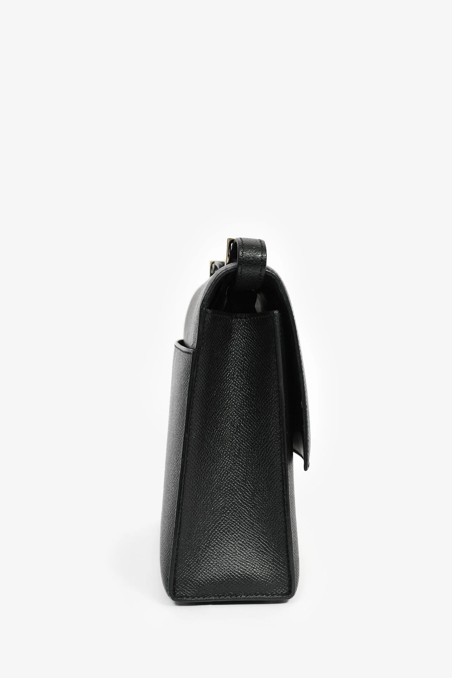 Hermes Black Epsom Leather Verrou 23 Shoulder Bag - Image 3