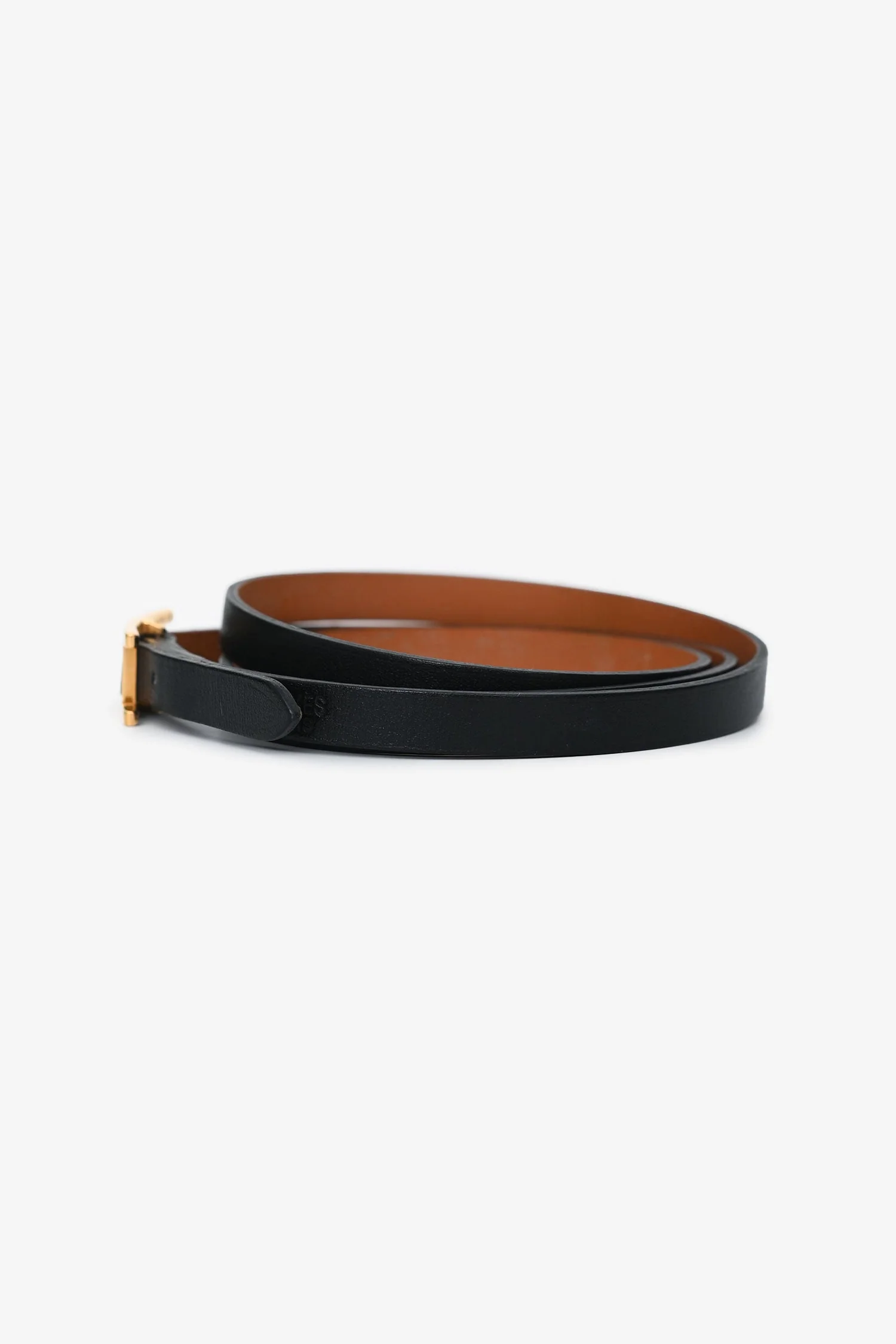 Hermès Black Leather Behapi Double Tour Bracelet - Image 4