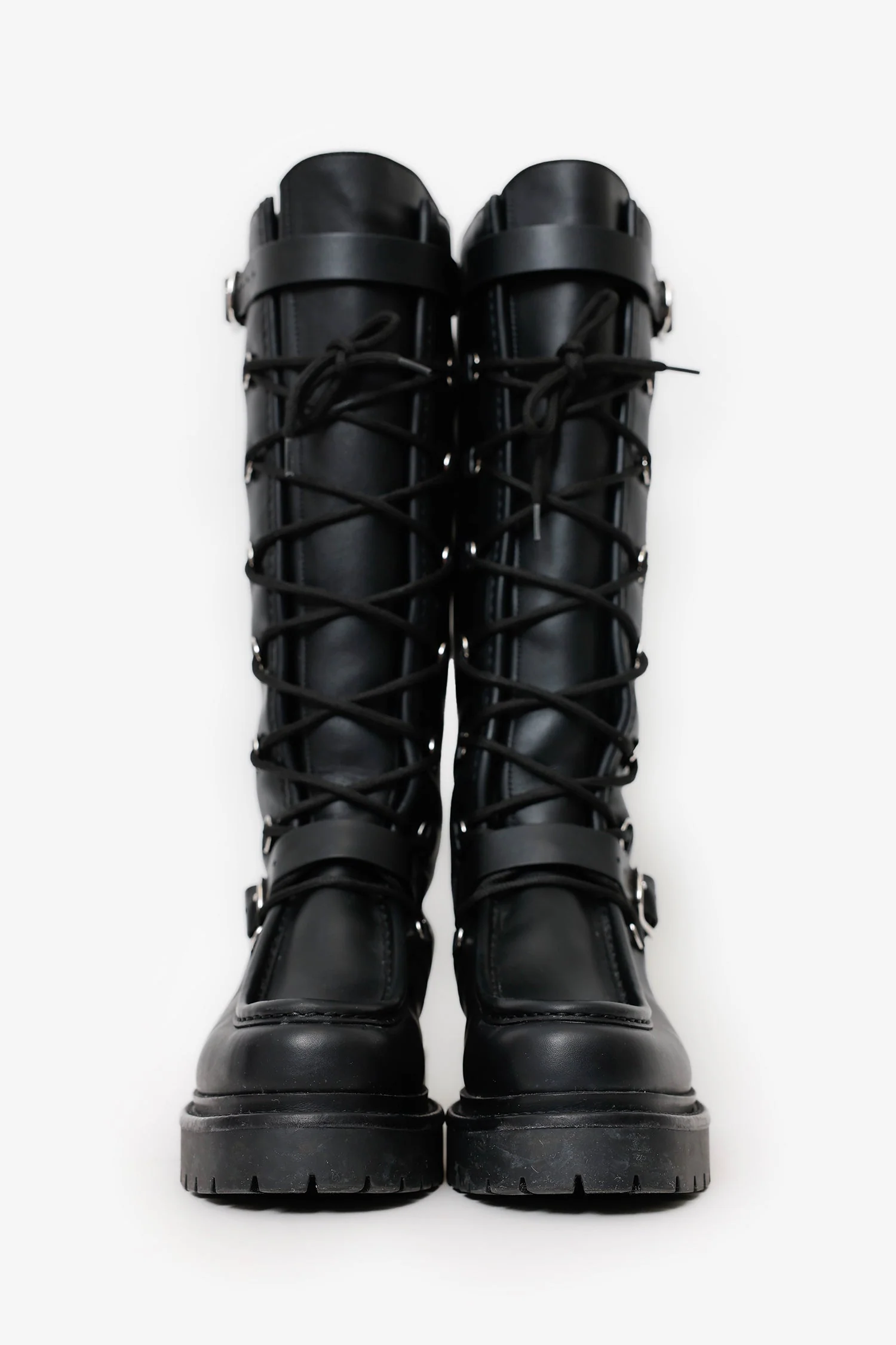 Hermès Black Leather Landscape Boot Size 37.5 - Image 3