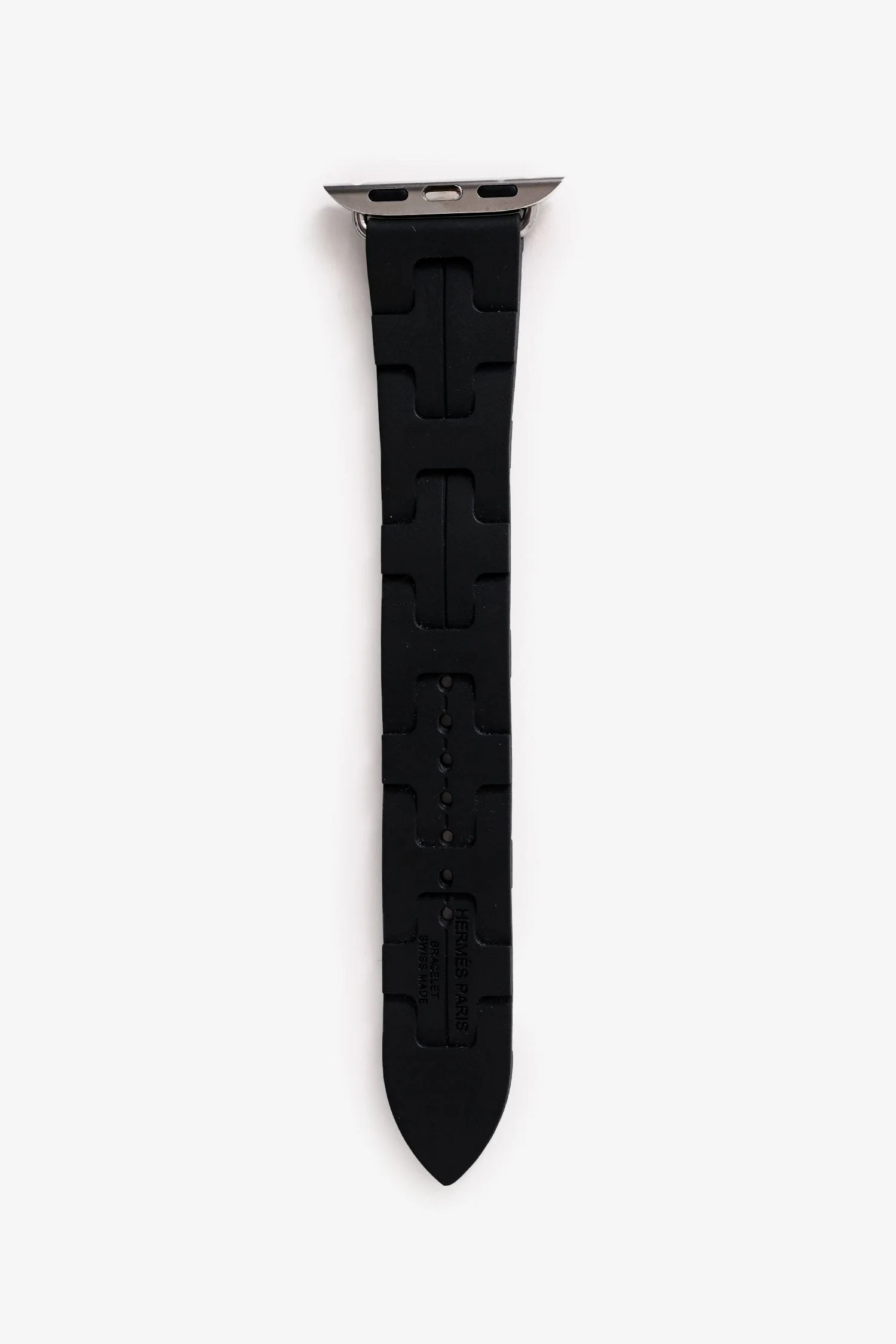 Hermès Black Rubber Deployment Buckle Kilim Single Tour 40mm - Image 2