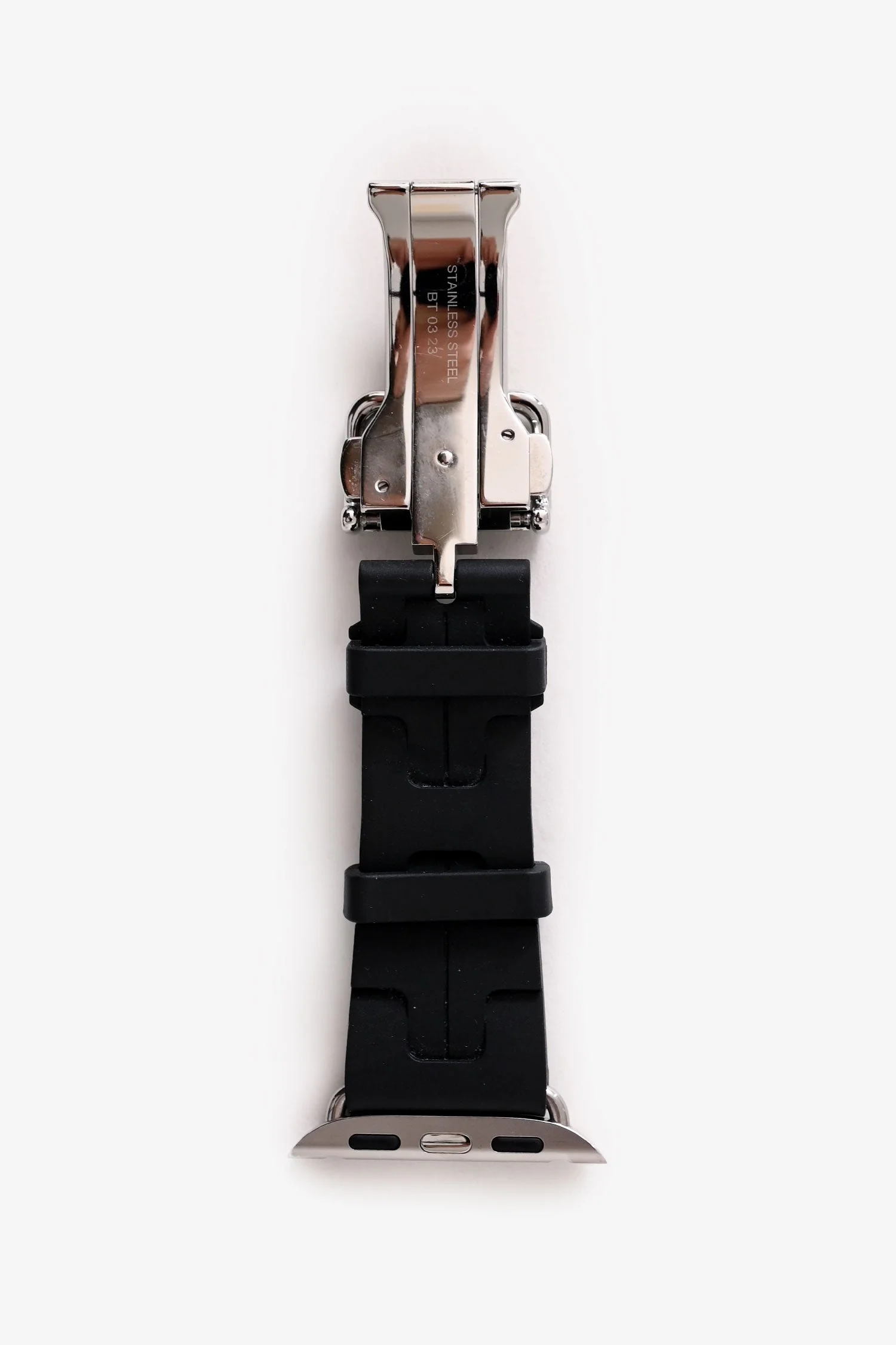 Hermès Black Rubber Deployment Buckle Kilim Single Tour 40mm - Image 4