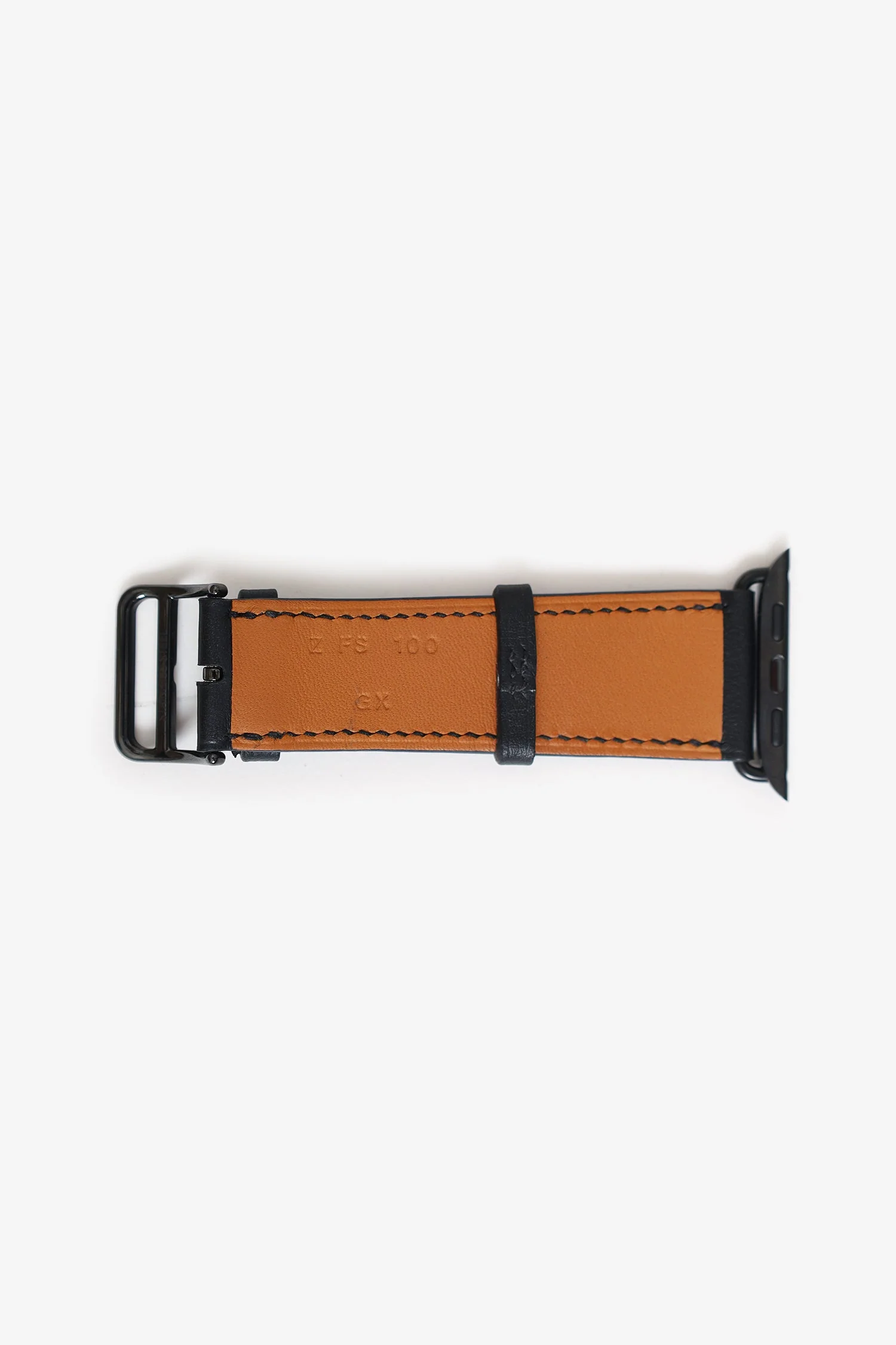 Hermès Black Swift Apple Watch Strap Size 44mm - Image 6