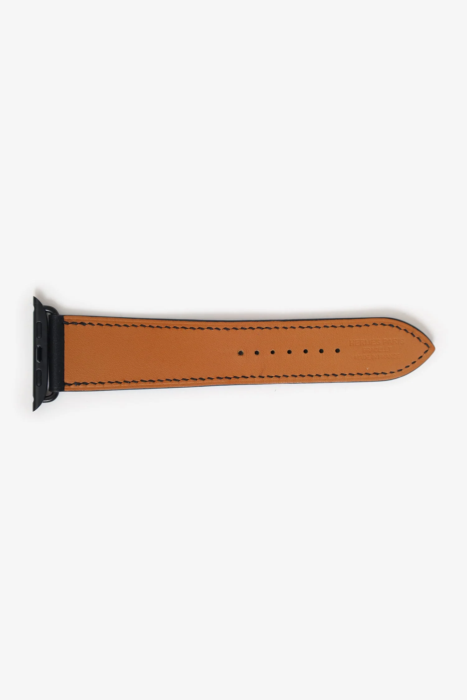 Hermès Black Swift Apple Watch Strap Size 44mm - Image 7