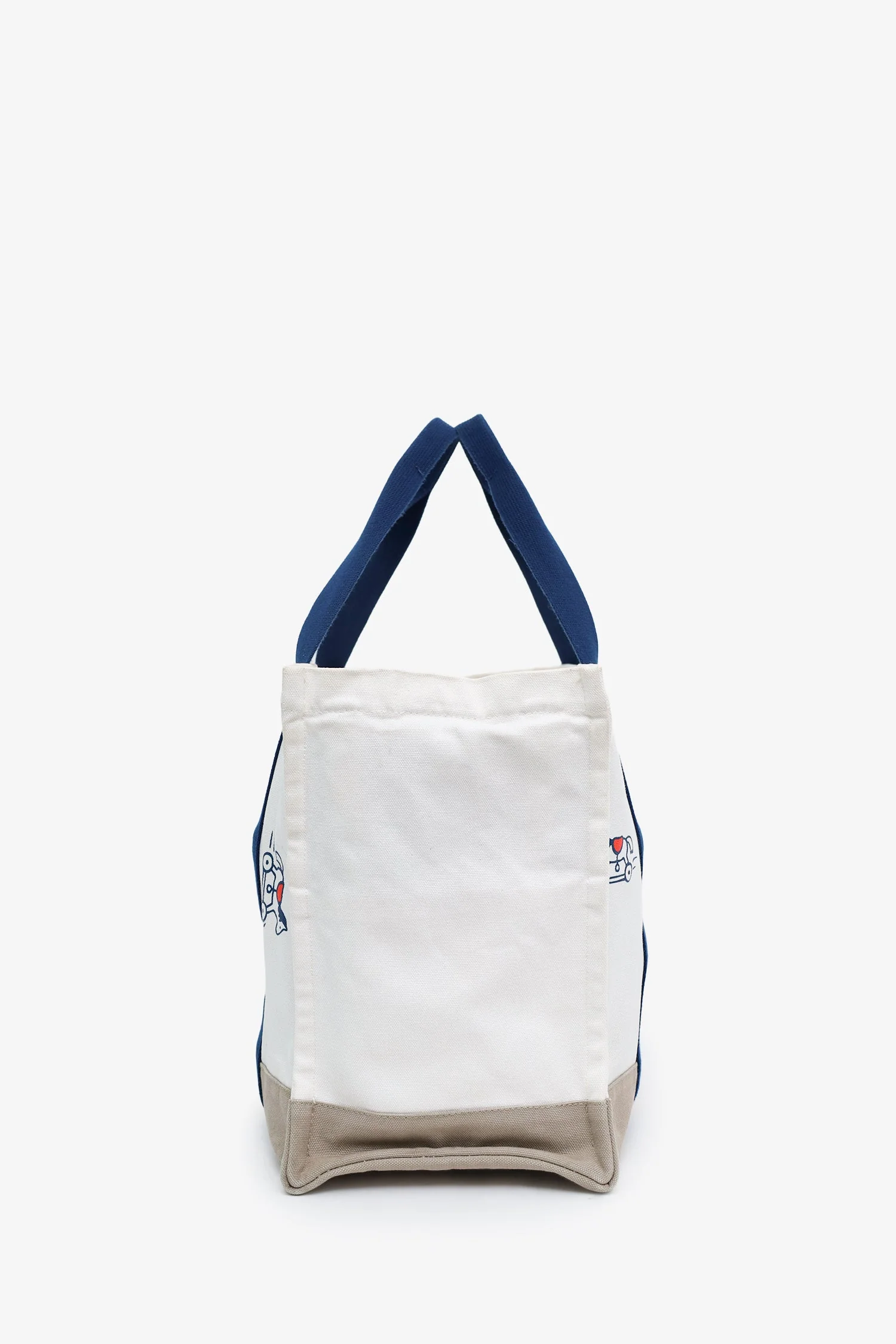 Hermes Bleu Marine Canvas Adada Nappy Bag - Image 3