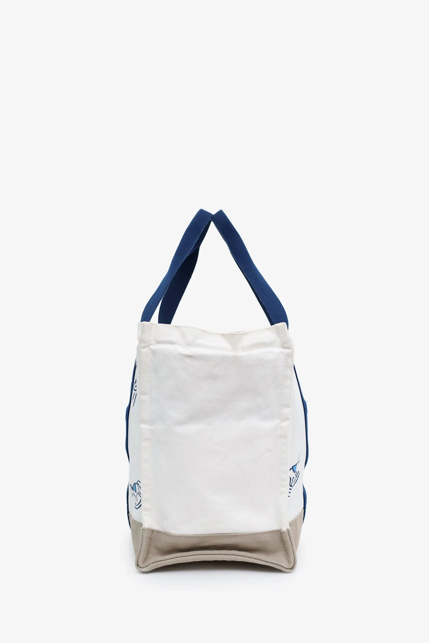 Hermes Bleu Marine Canvas Adada Nappy Bag - Image 4