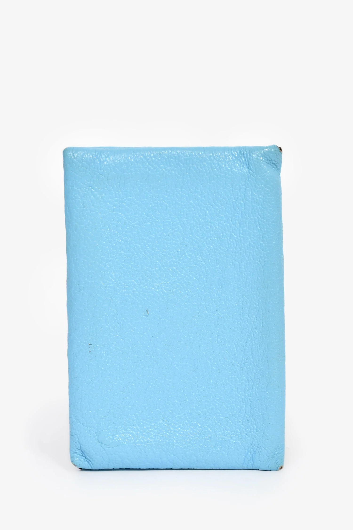 Hermes Blue/Brown Calvi Card Holder - Image 2