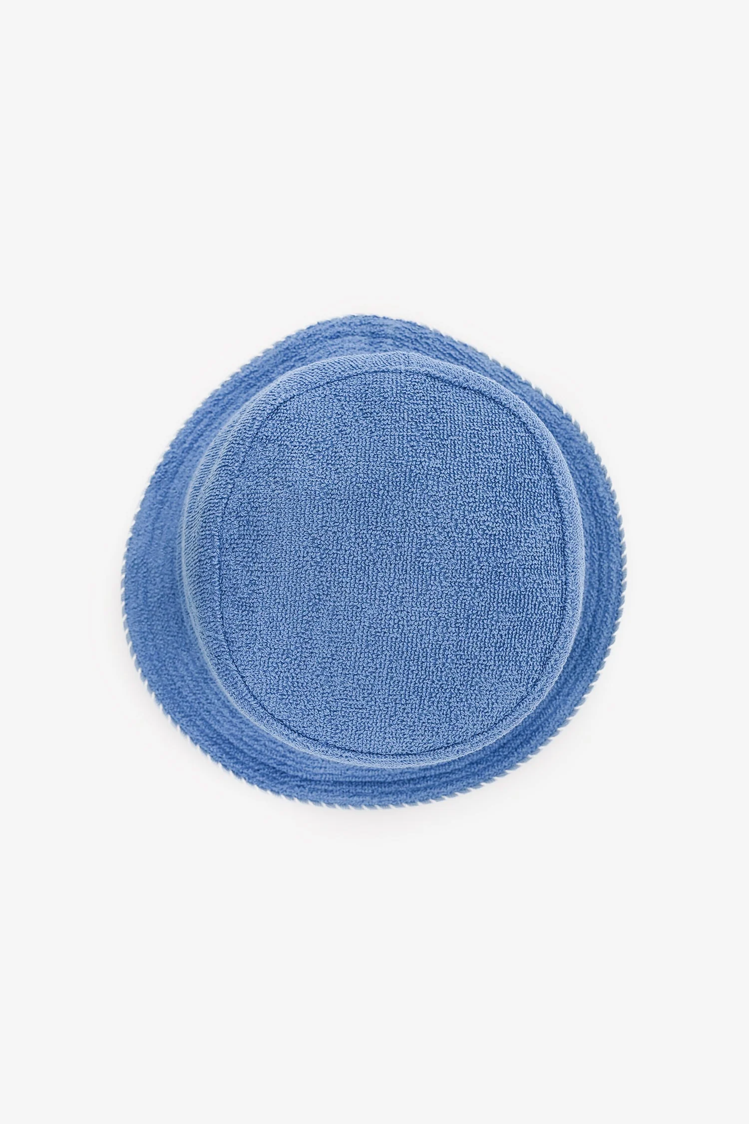 Hermès Blue Les Cabanes Bucket Hat Size 52 - Image 4
