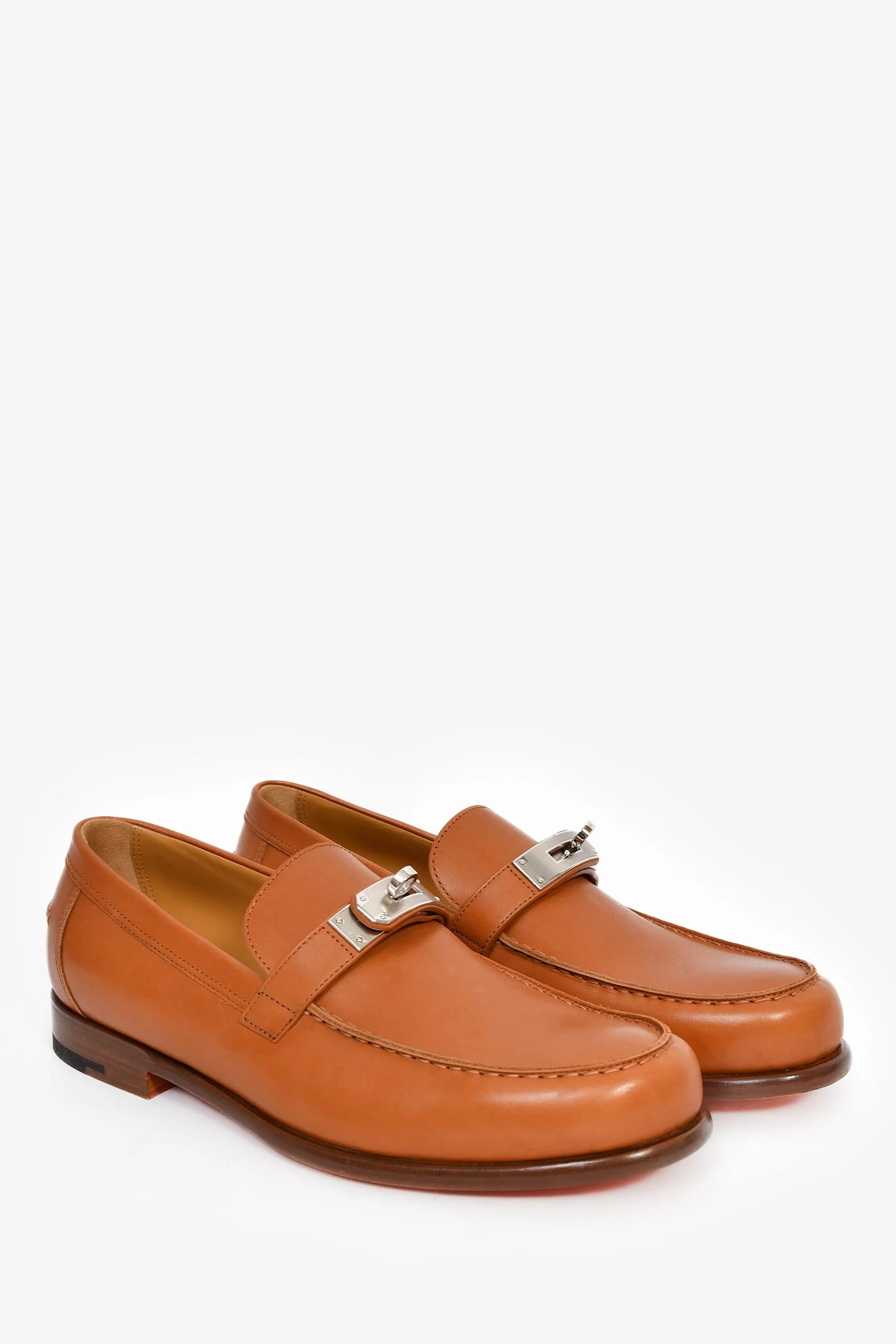 Hermès Brown Calfskin 'Destin' Loafer Size 41 - Image 2