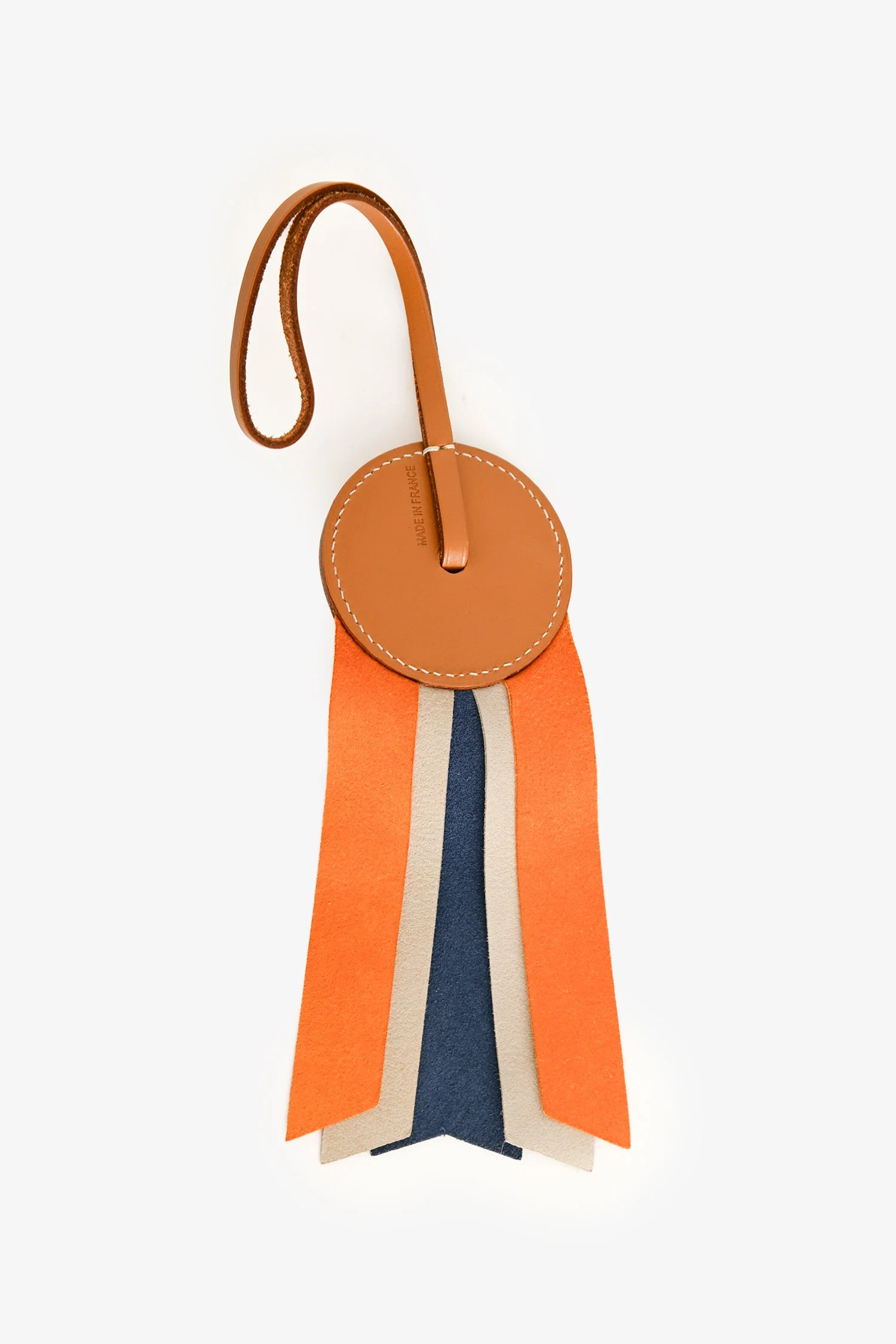 Hermès Brown Swift Leather Paddock Flot Charm - Image 2