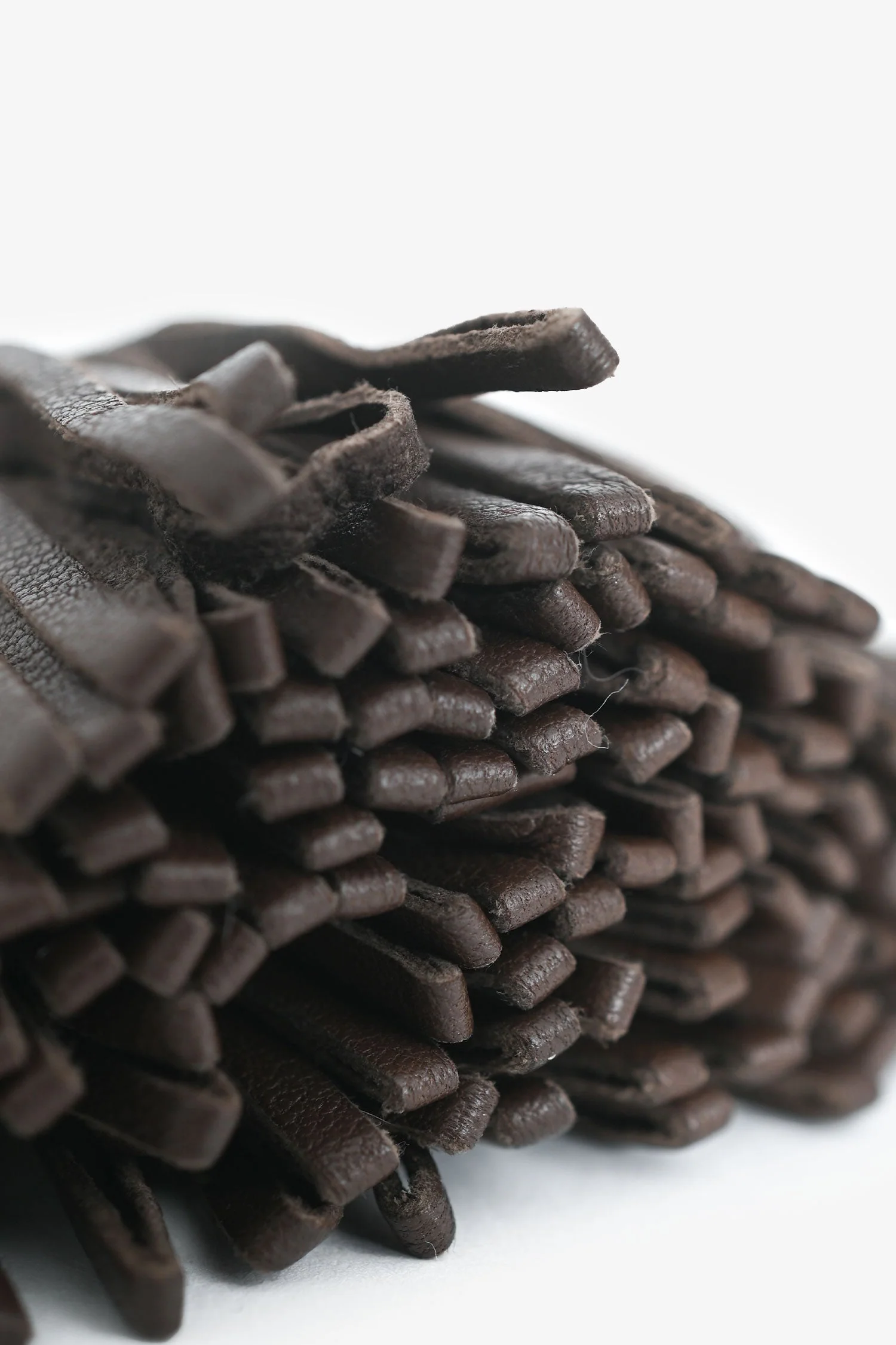Hermès Brown Swift Leather Tassel Key Chain - Image 3