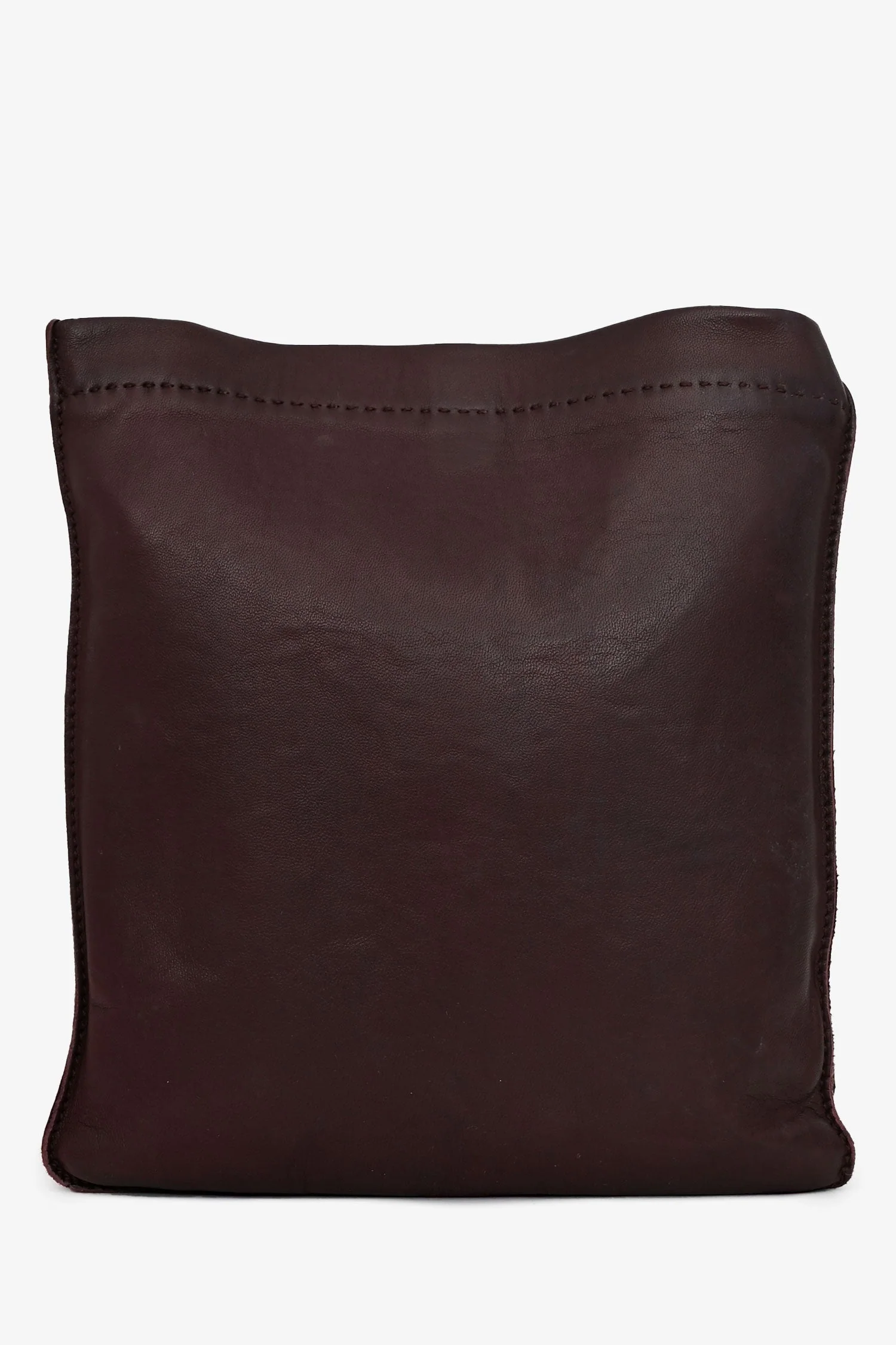Hermès Burgundy Leather Toudou Shoulder Bag - Image 2