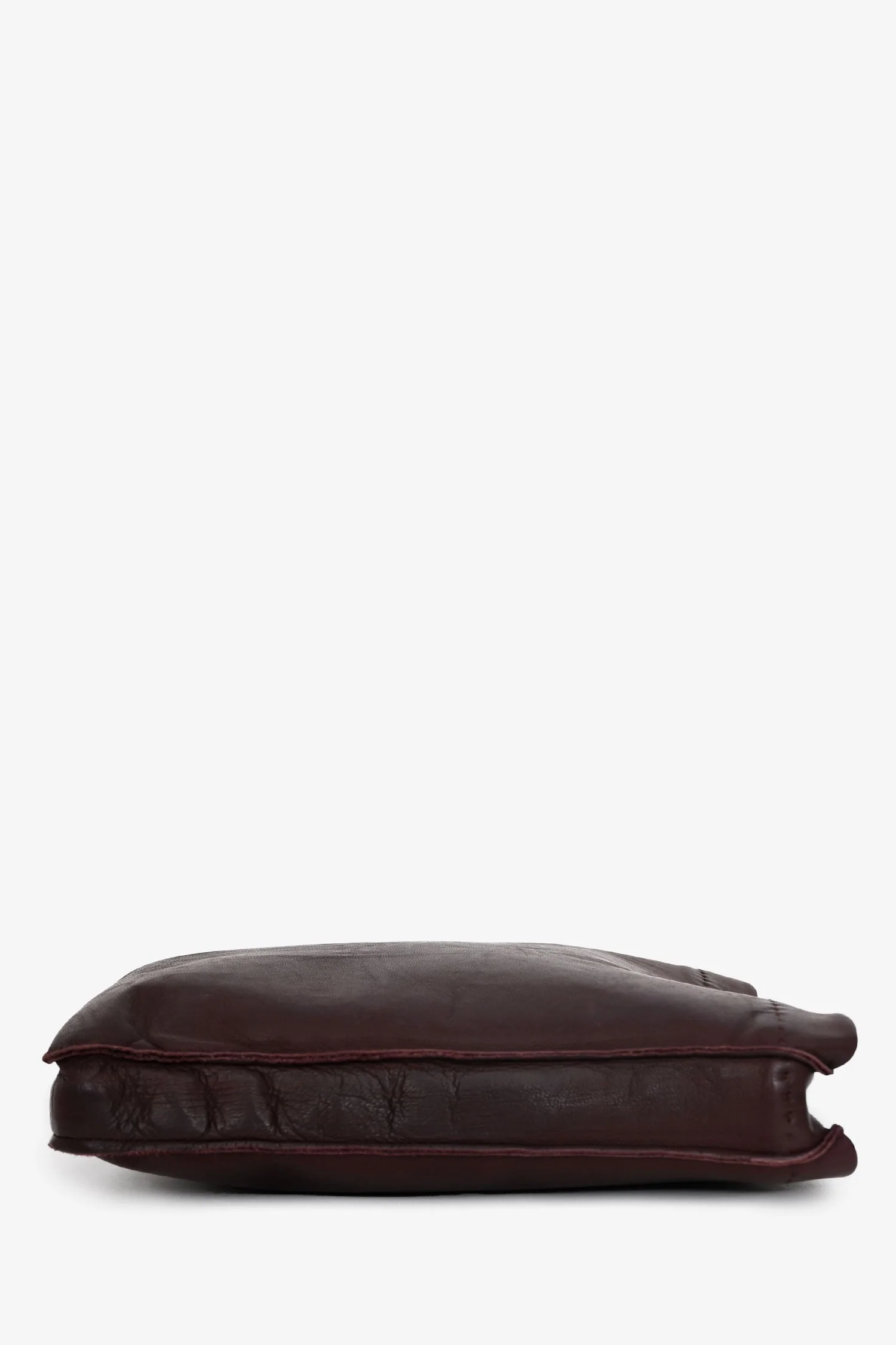 Hermès Burgundy Leather Toudou Shoulder Bag - Image 4