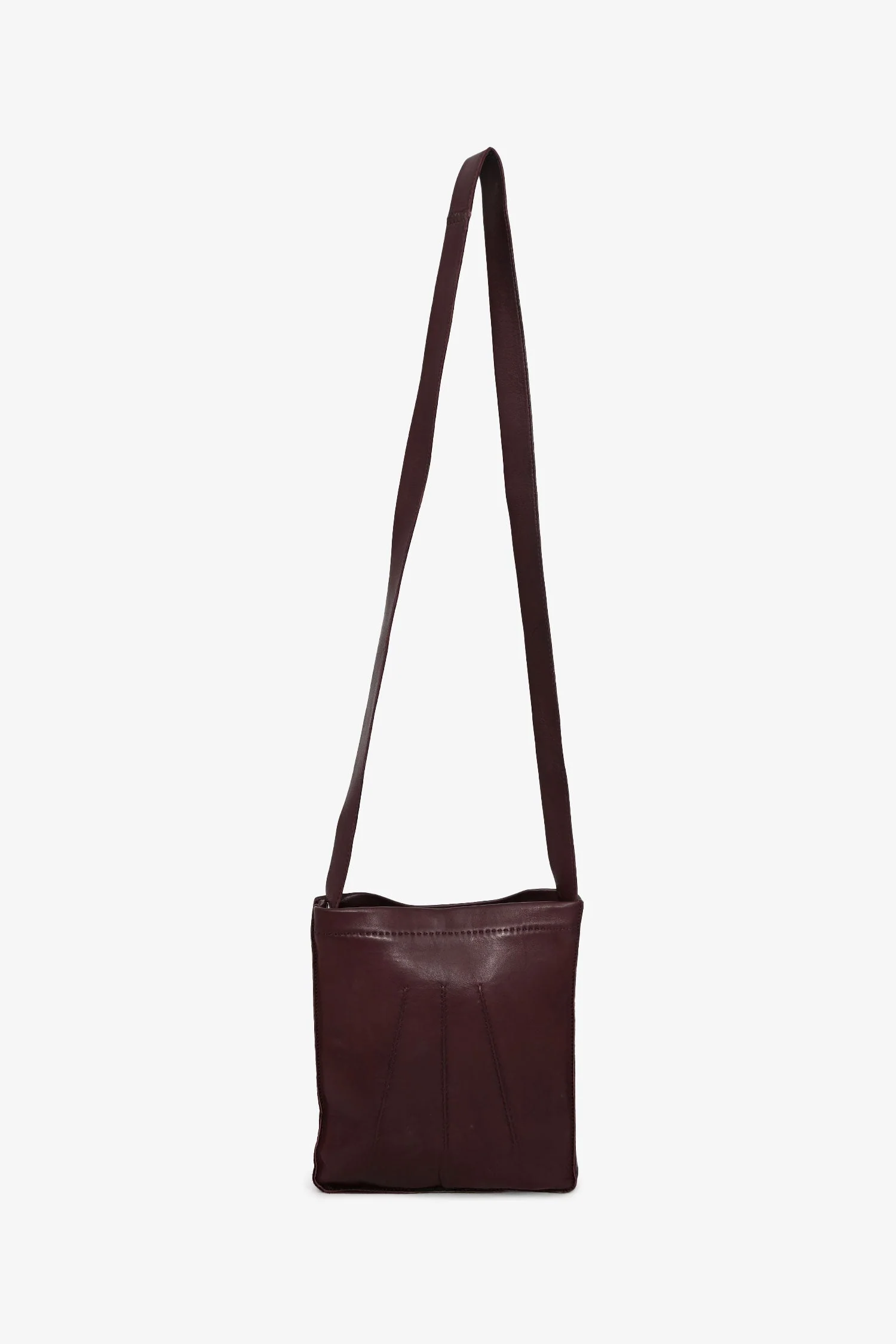 Hermès Burgundy Leather Toudou Shoulder Bag - Image 7