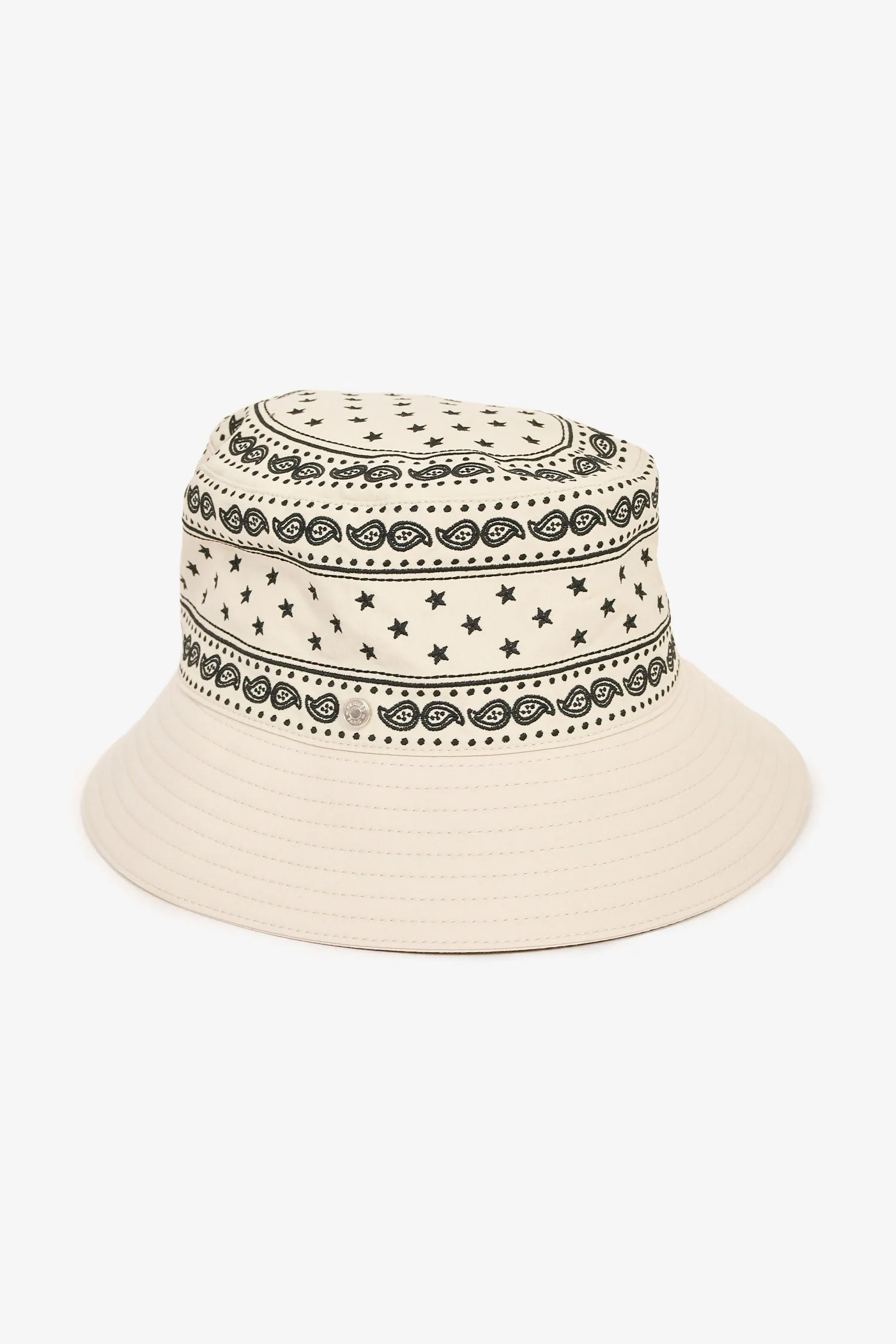 Hermès Cream Paisley Bucket Hat Size 57 - Image 2