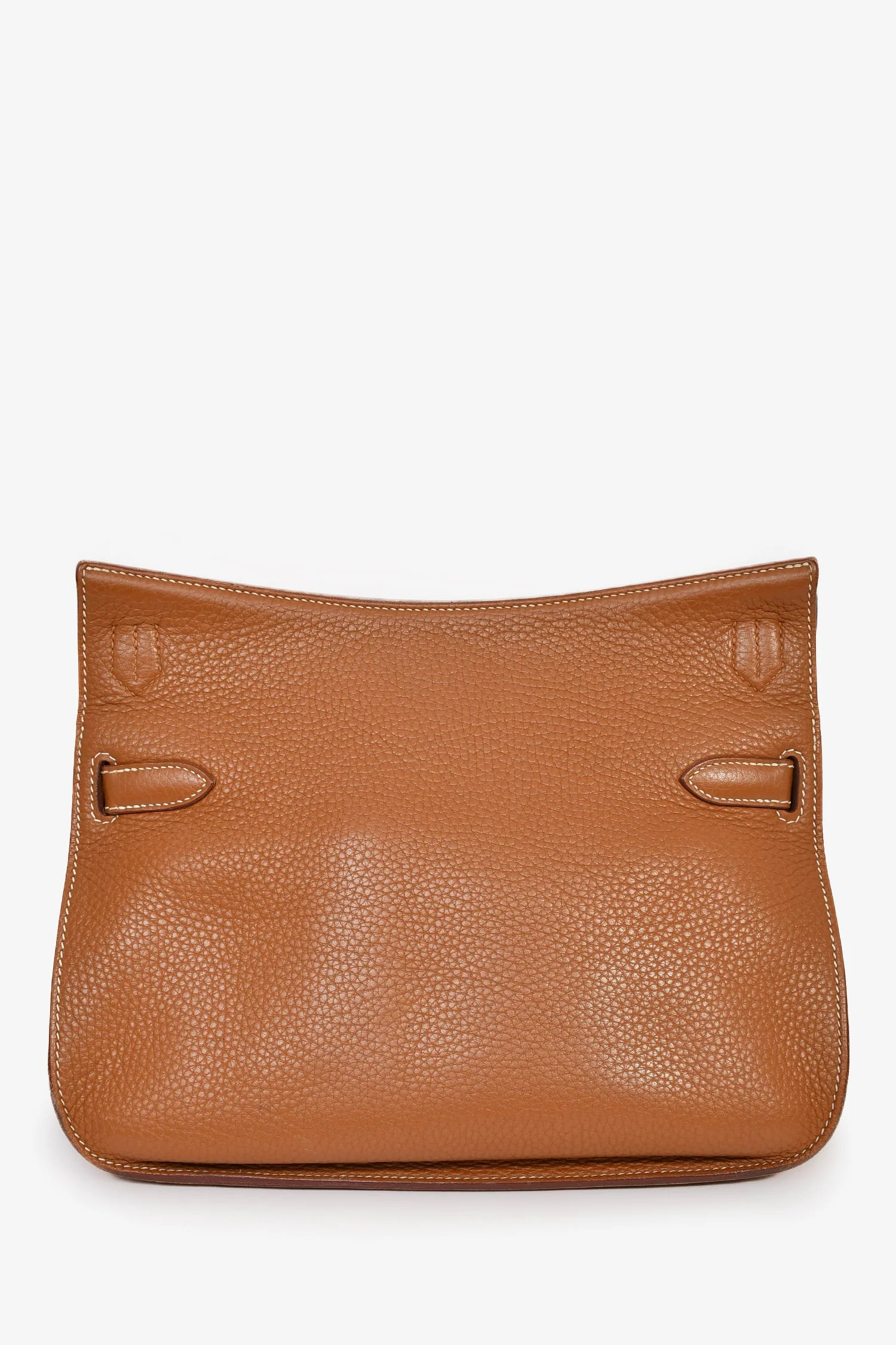 Hermès Gold Clemence Leather Jypsiere 28 Bag - Image 2
