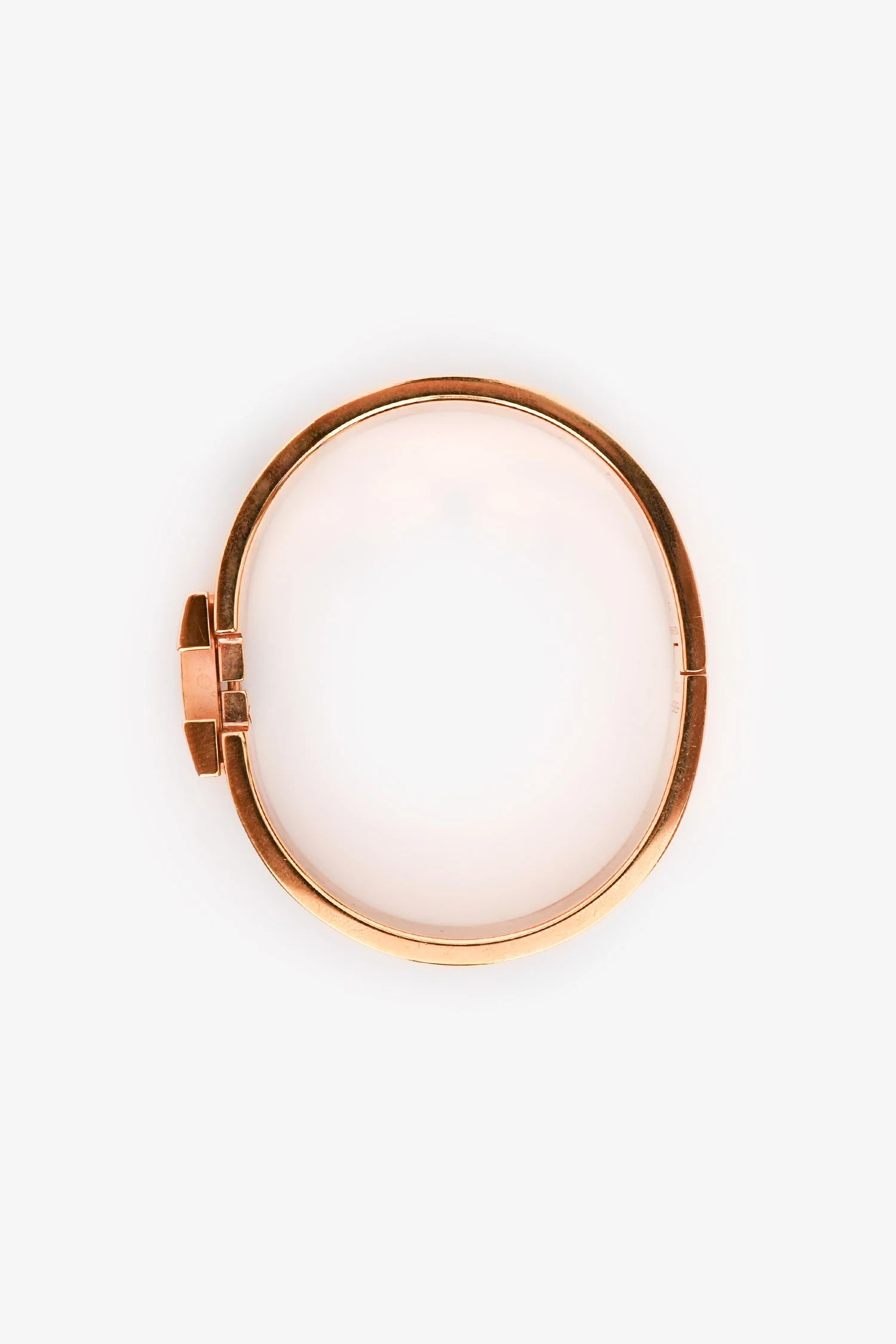 Hermès Gold Toned/Purple Clic H Bracelet PM - Image 5