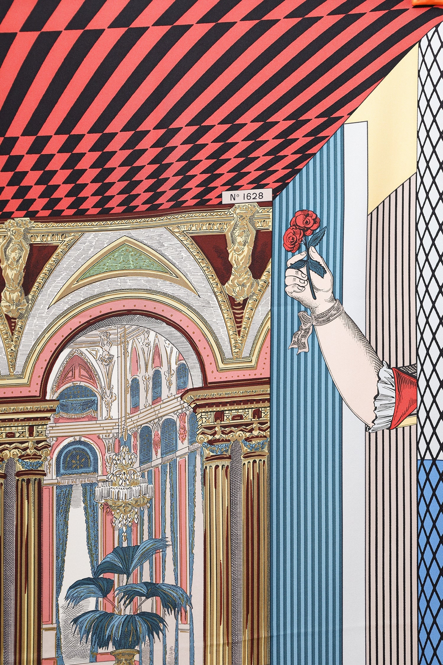 Hermès Grand Théâtre Nouveau Silk Shawl - Image 5