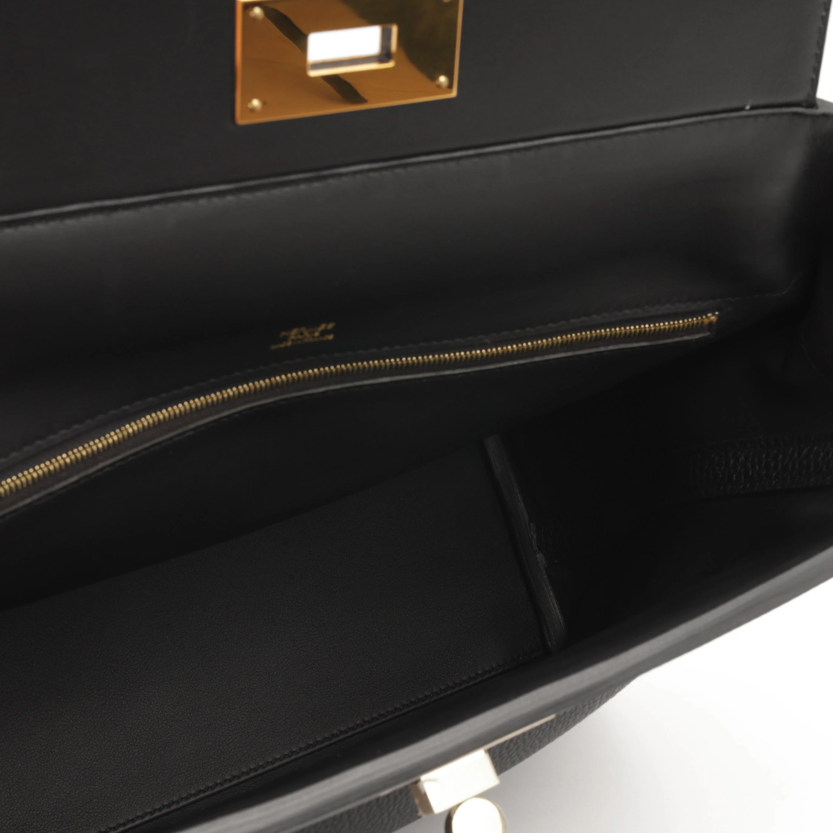 Hermés 24/24 35 - Black Togo / Swift Leather | Gold Hardware - Image 10