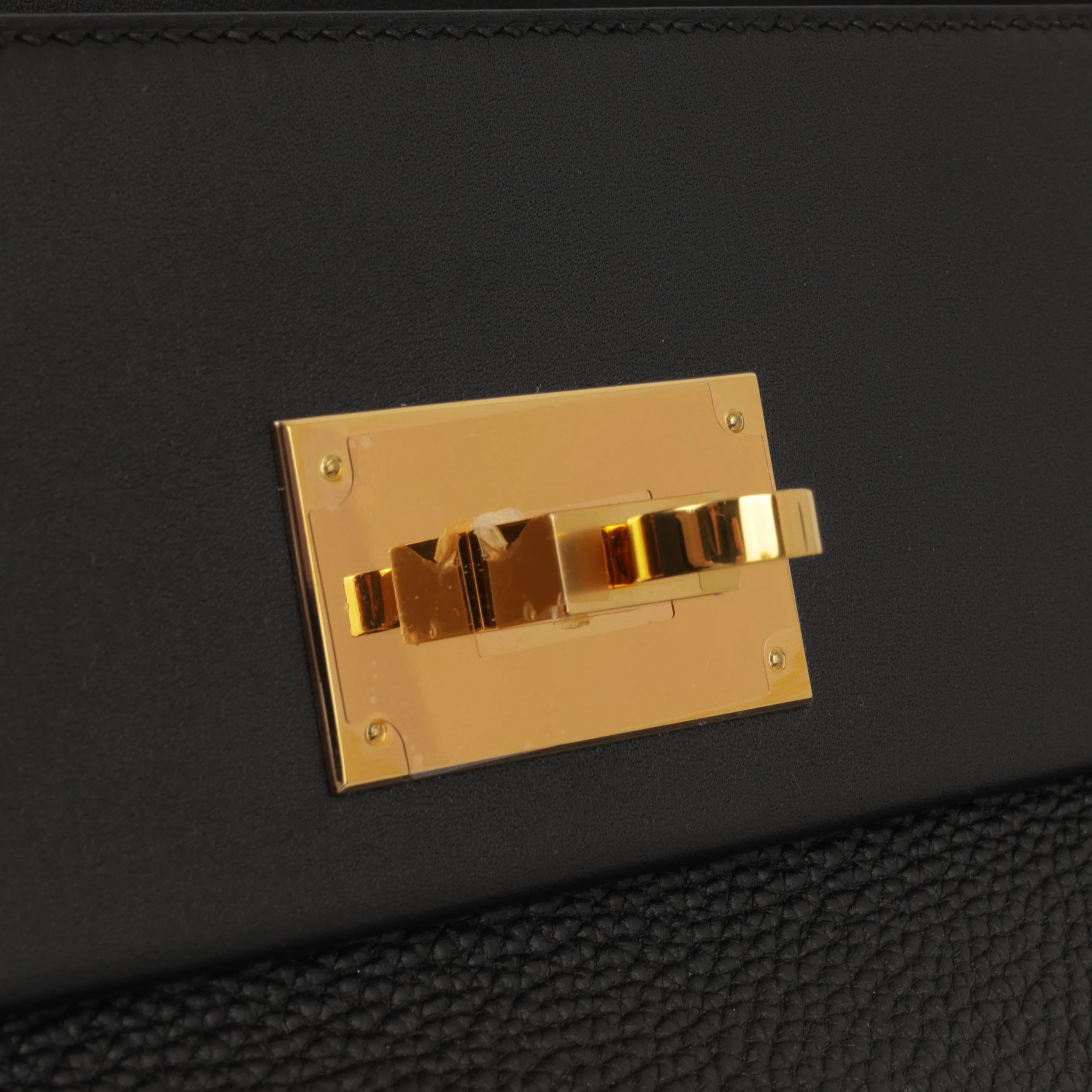 Hermés 24/24 35 - Black Togo / Swift Leather | Gold Hardware - Image 12