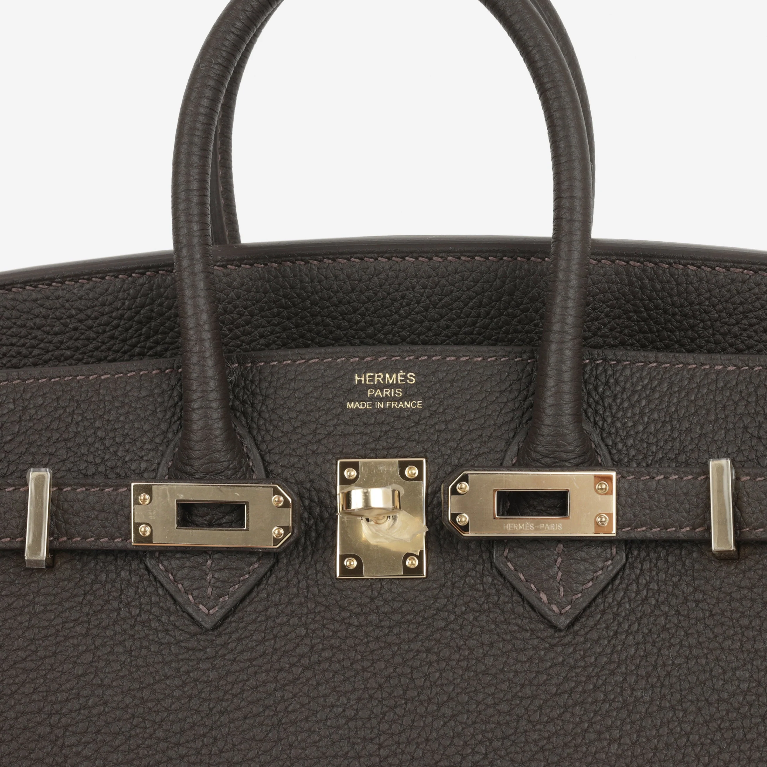Hermès Birkin 25 - Bai Brun Togo | Permabrass Hardware - Image 7