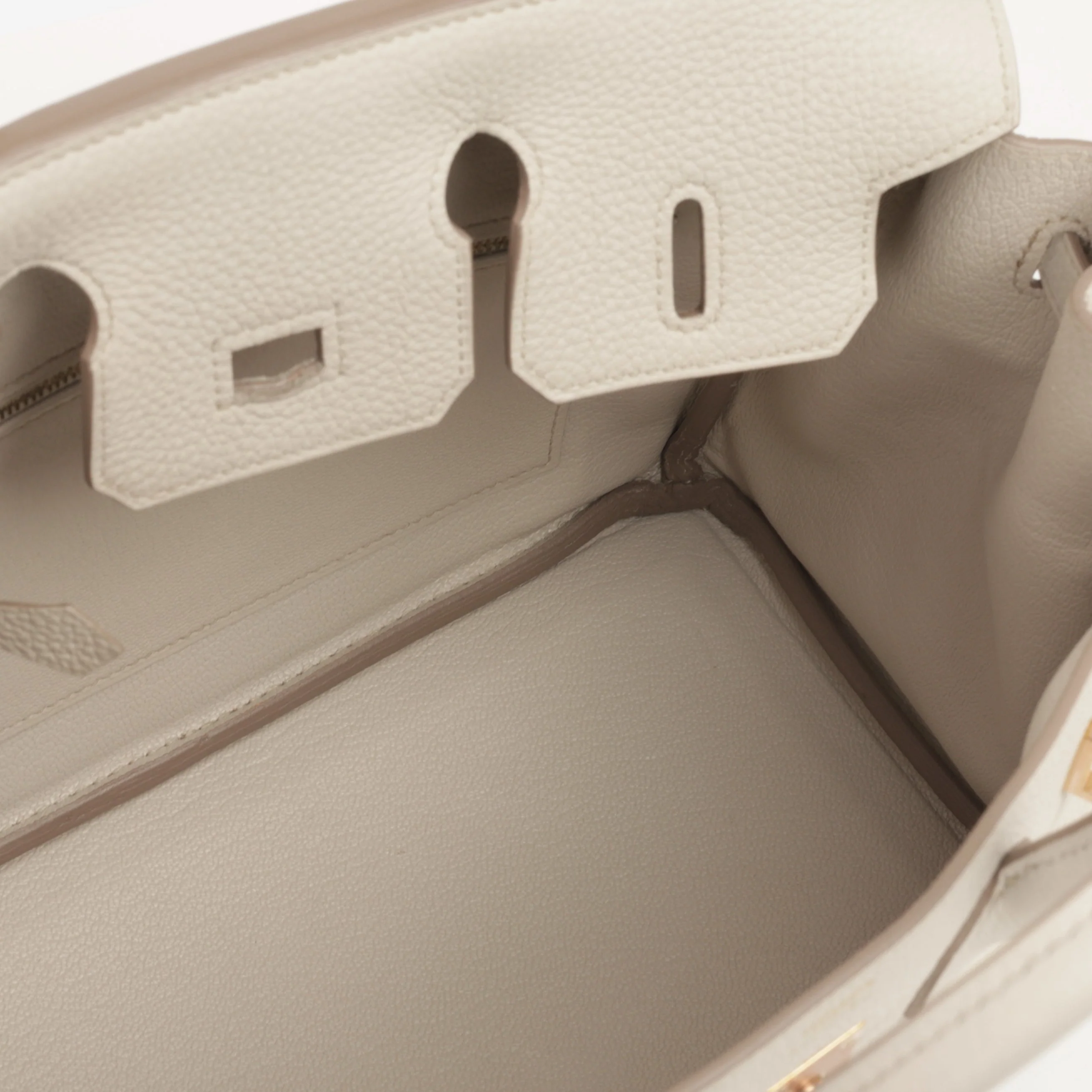 Hermès Birkin 25 - Beton Togo | Rose Gold Hardware - Image 7