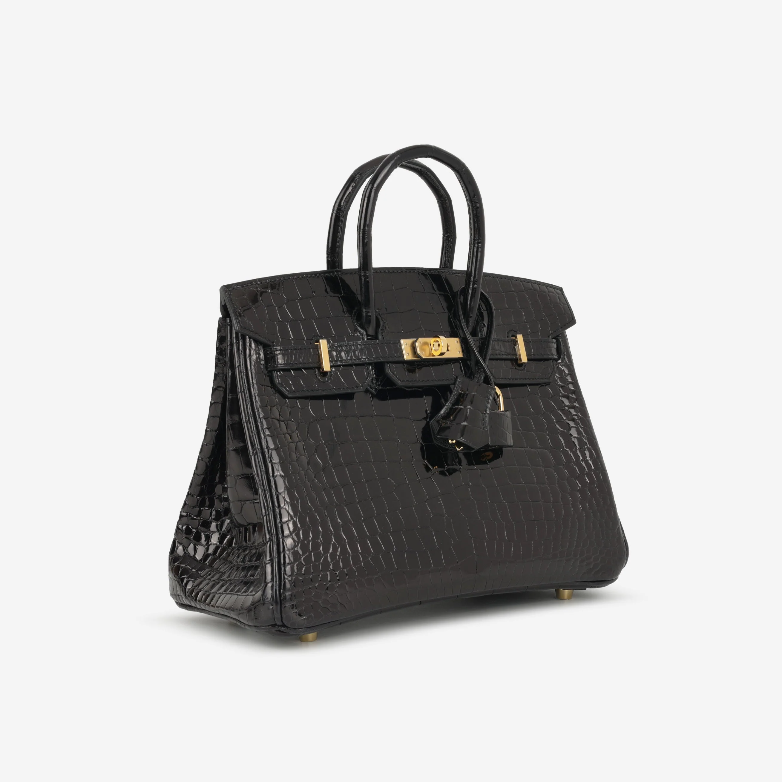 Hermès Birkin 25 - Black Crocodile Porosus | Gold Hardware - Image 2