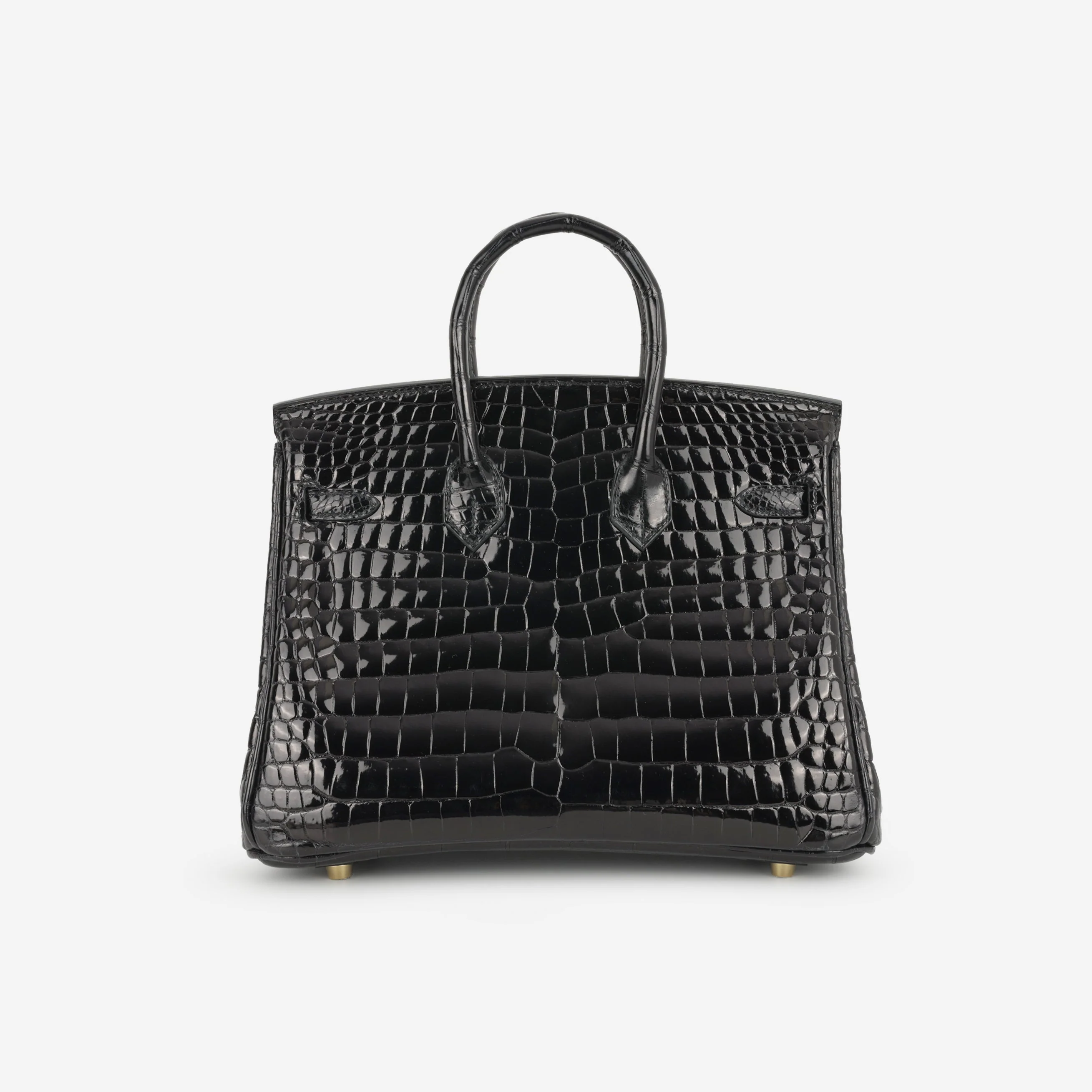 Hermès Birkin 25 - Black Crocodile Porosus | Gold Hardware - Image 3