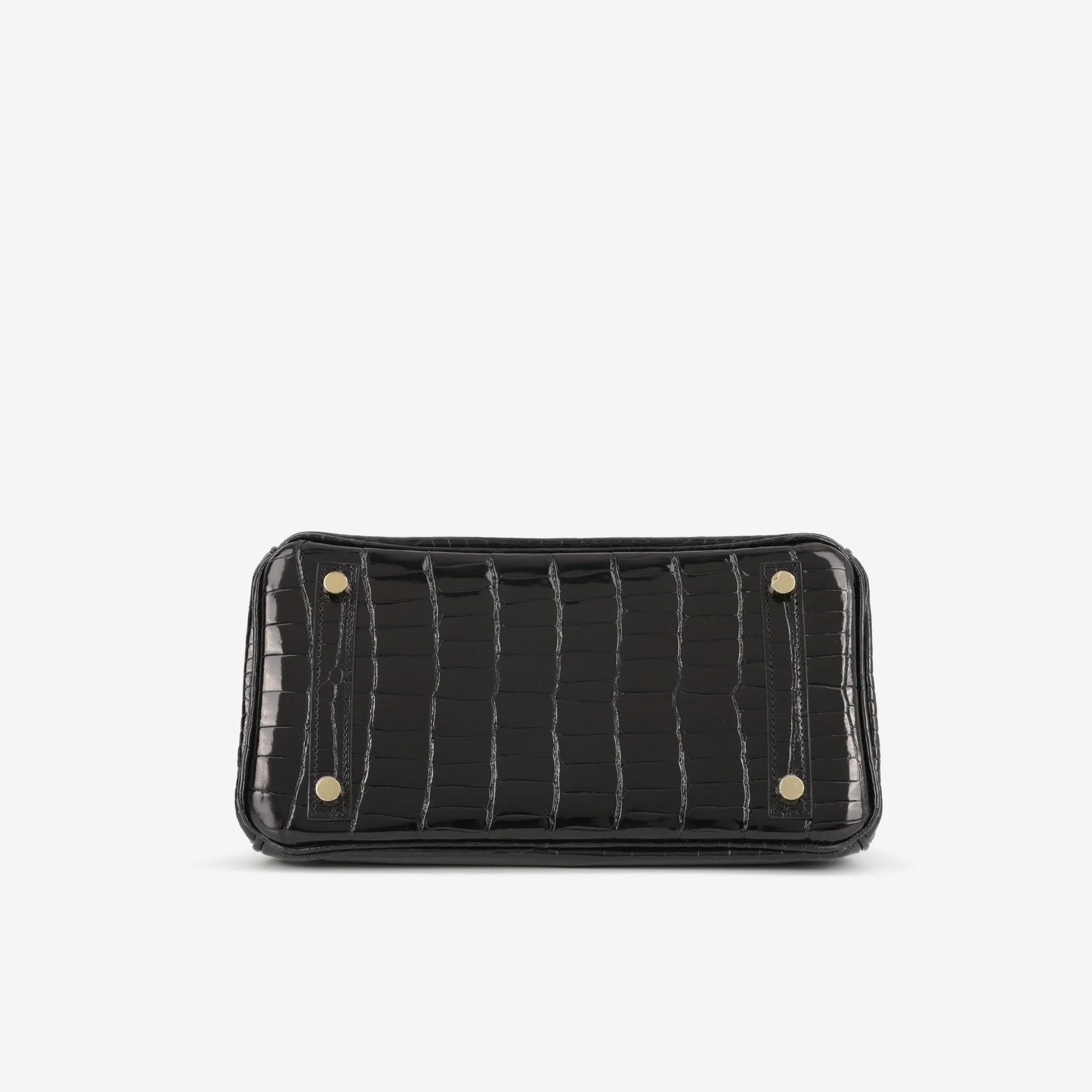 Hermès Birkin 25 - Black Crocodile Porosus | Gold Hardware - Image 4